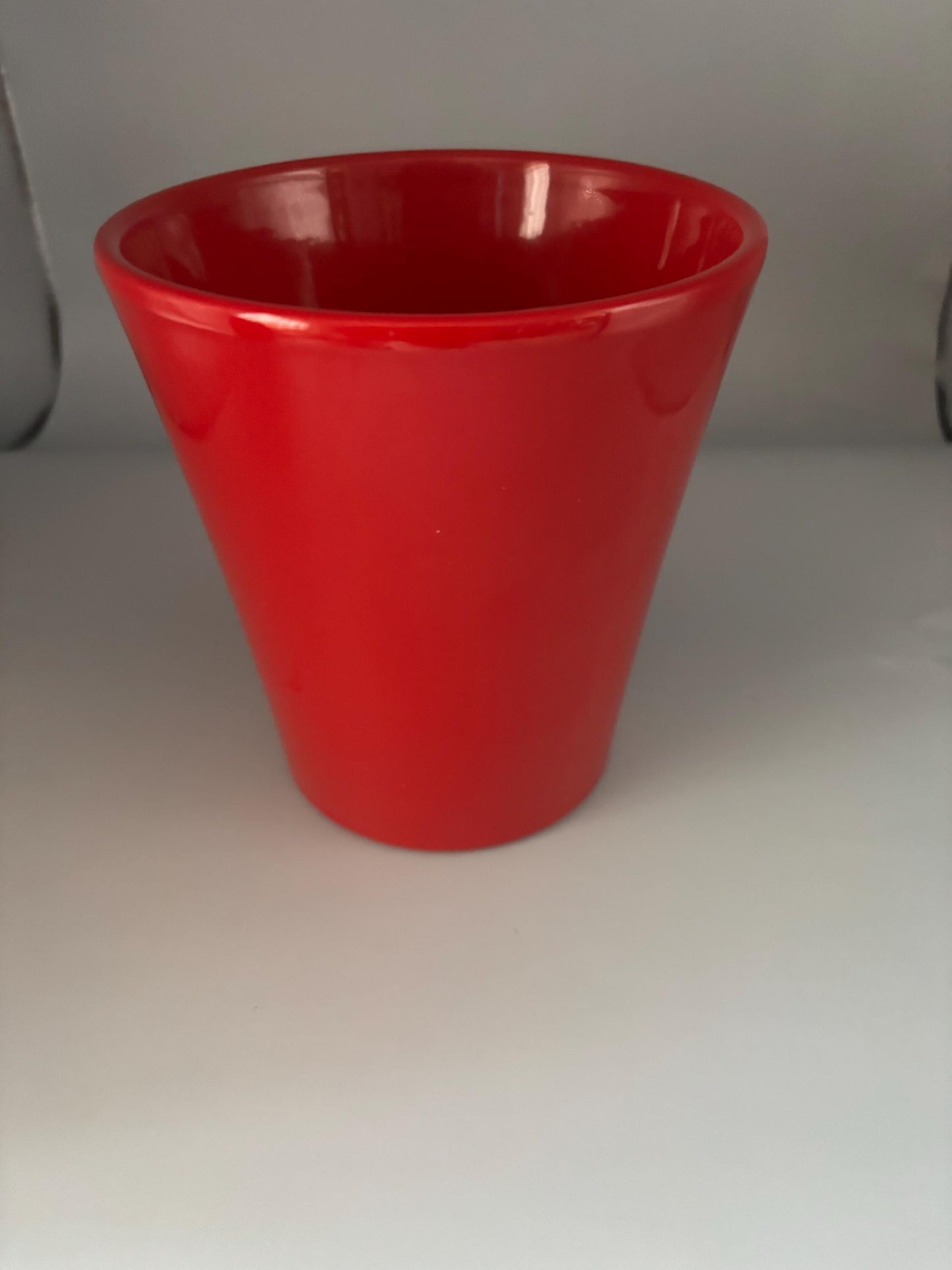Germany Red Cachepot, Lover Antiques and Vintage