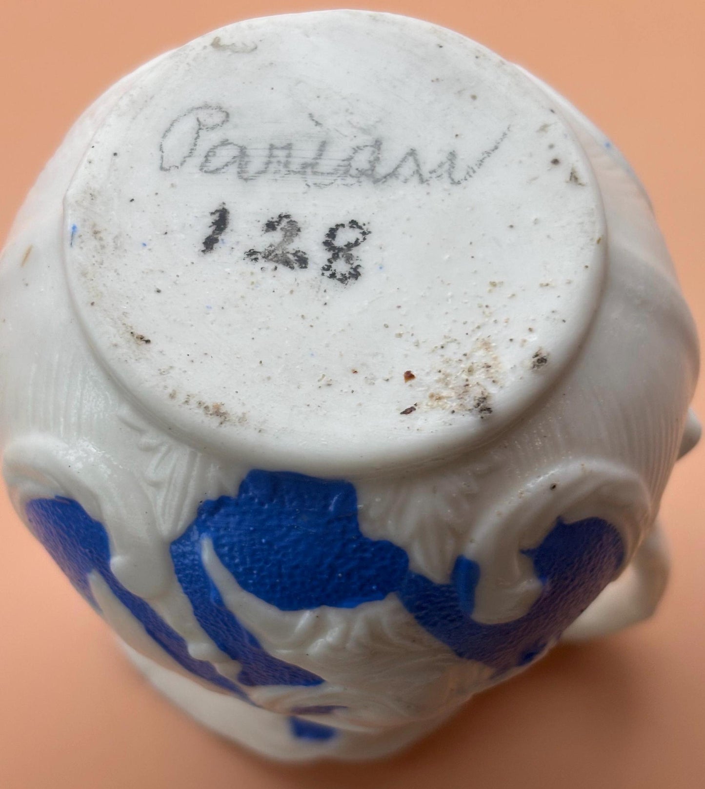 Antique Bennington Parian Pitcher with Handle Number 128 Minto Porcelain Lover Antiques and Vintage
