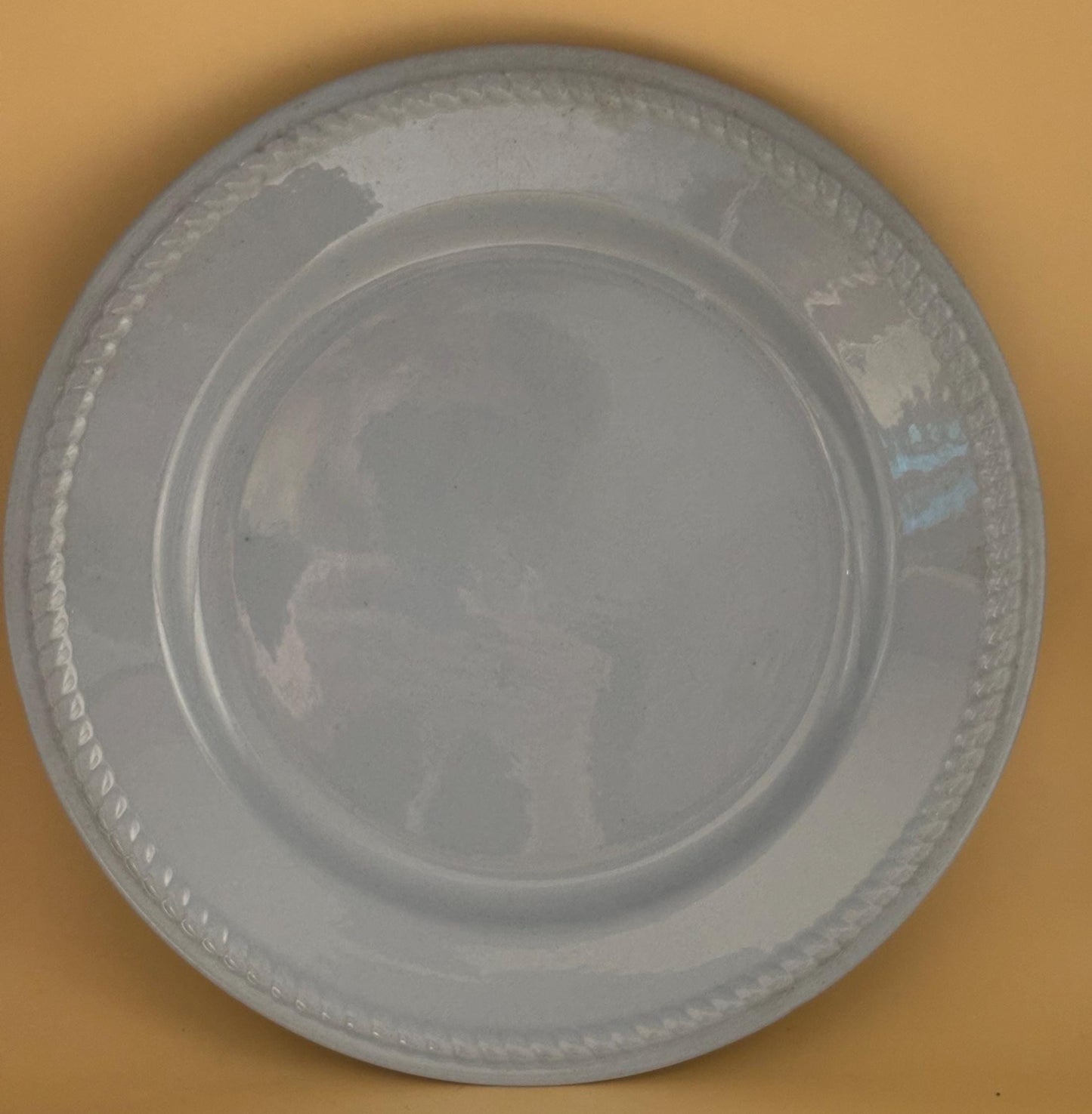 Homer Laughlin Kraft Blue Large Plate or Platter, Lover Antiques Vintage