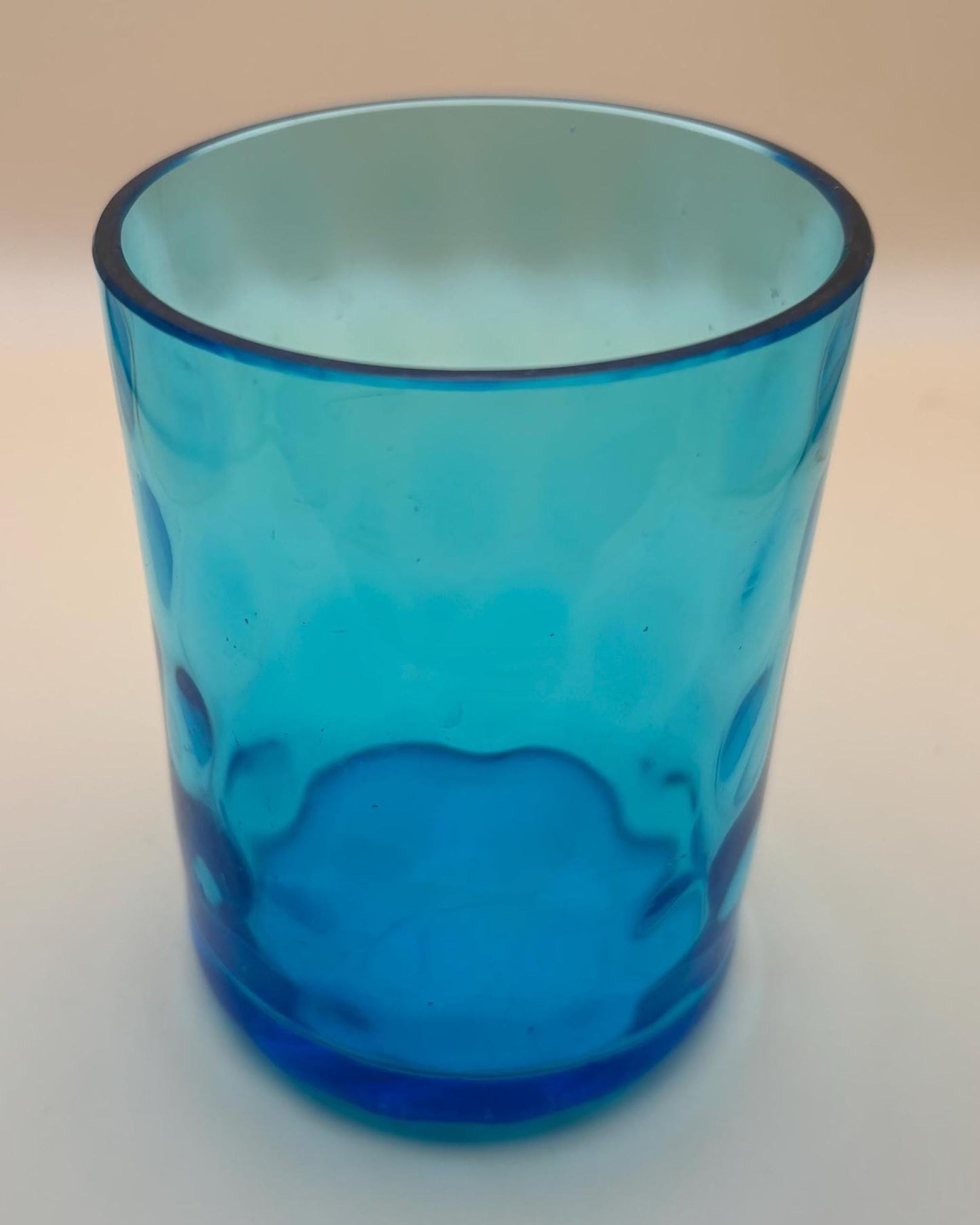 Vintage Hazel Atlas Teal Tumbler Lover Antiques and Vintage