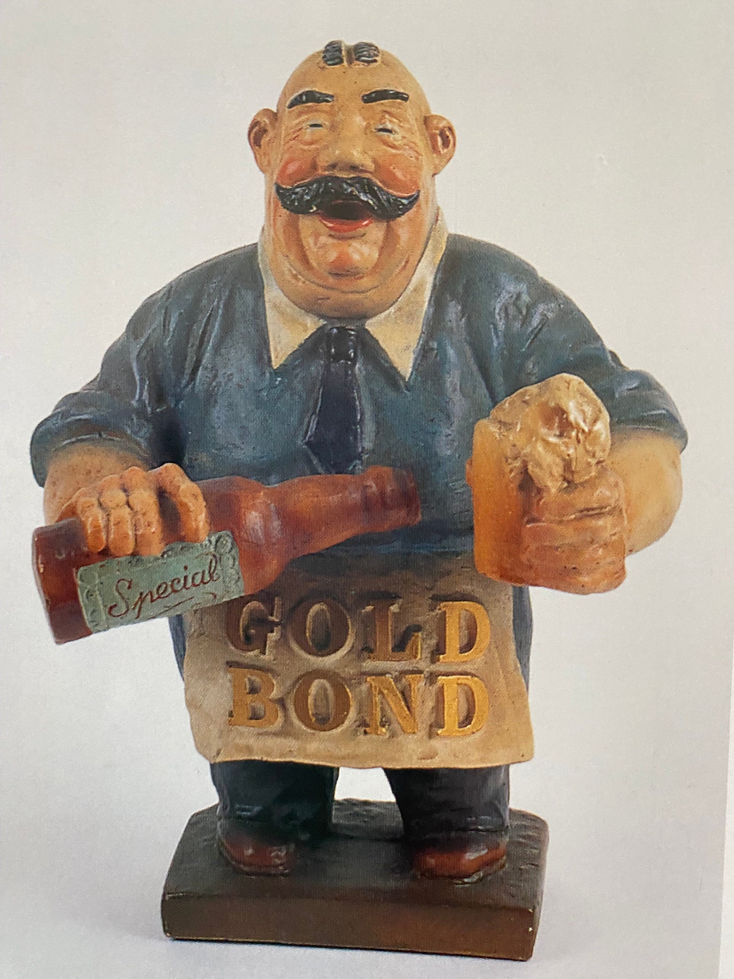 Vintage Back Bar Beer Figurines Book by George Baley