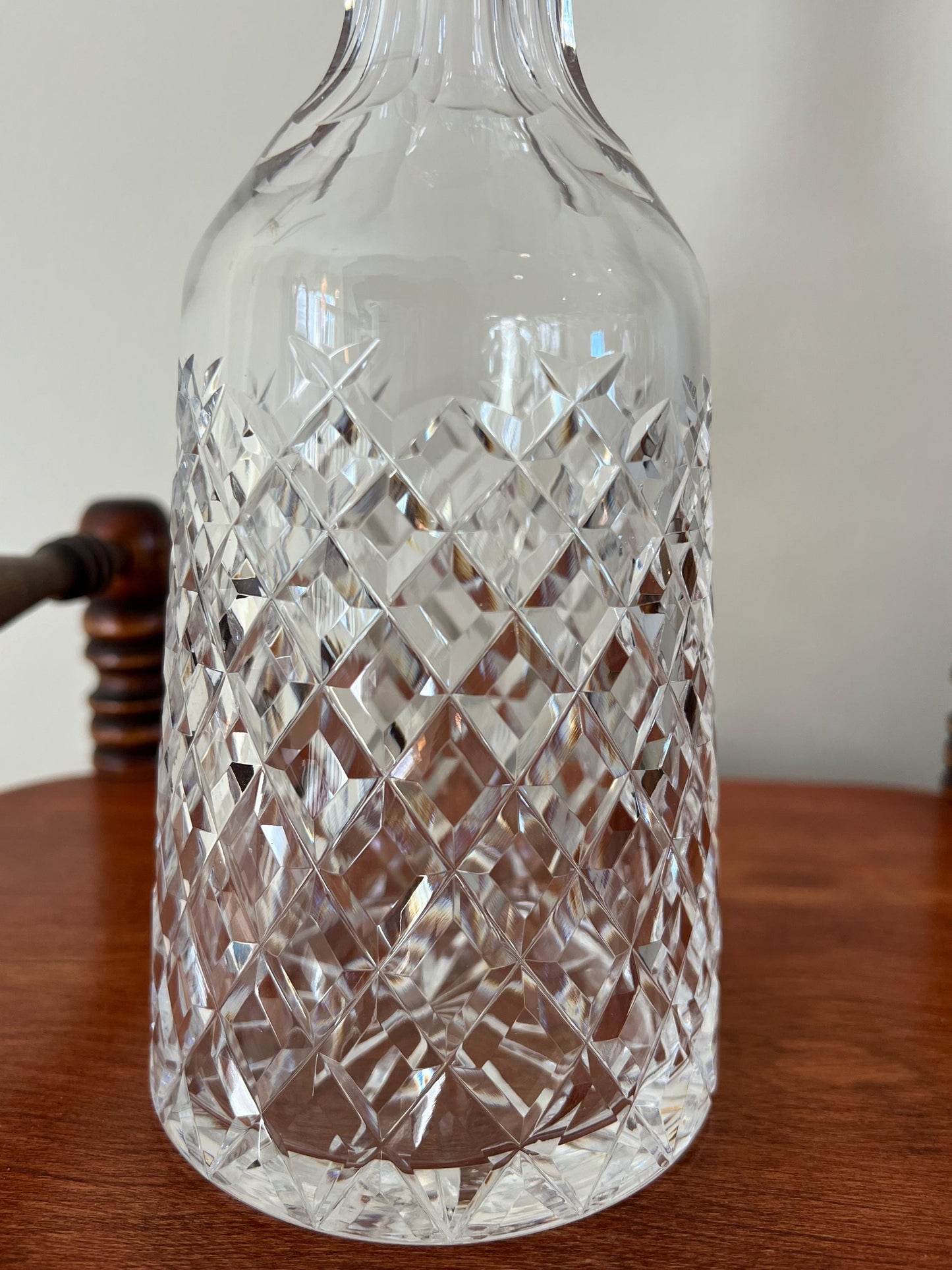 Vintage Waterford Wine Decanter & Stopper Crystal Cut Glass Art Lover Antiques and Vintage