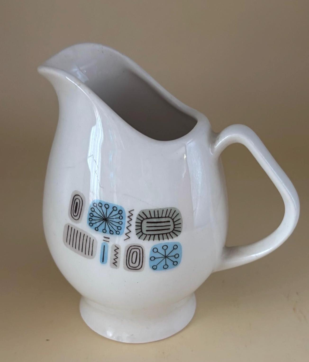 Vintage Canonsburg Pottery Creamer Temporama Design Lover Antiques and Vintage