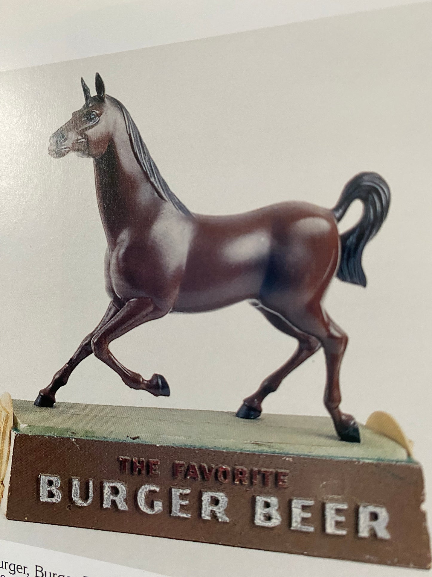 Vintage Back Bar Beer Figurines Book by George Baley