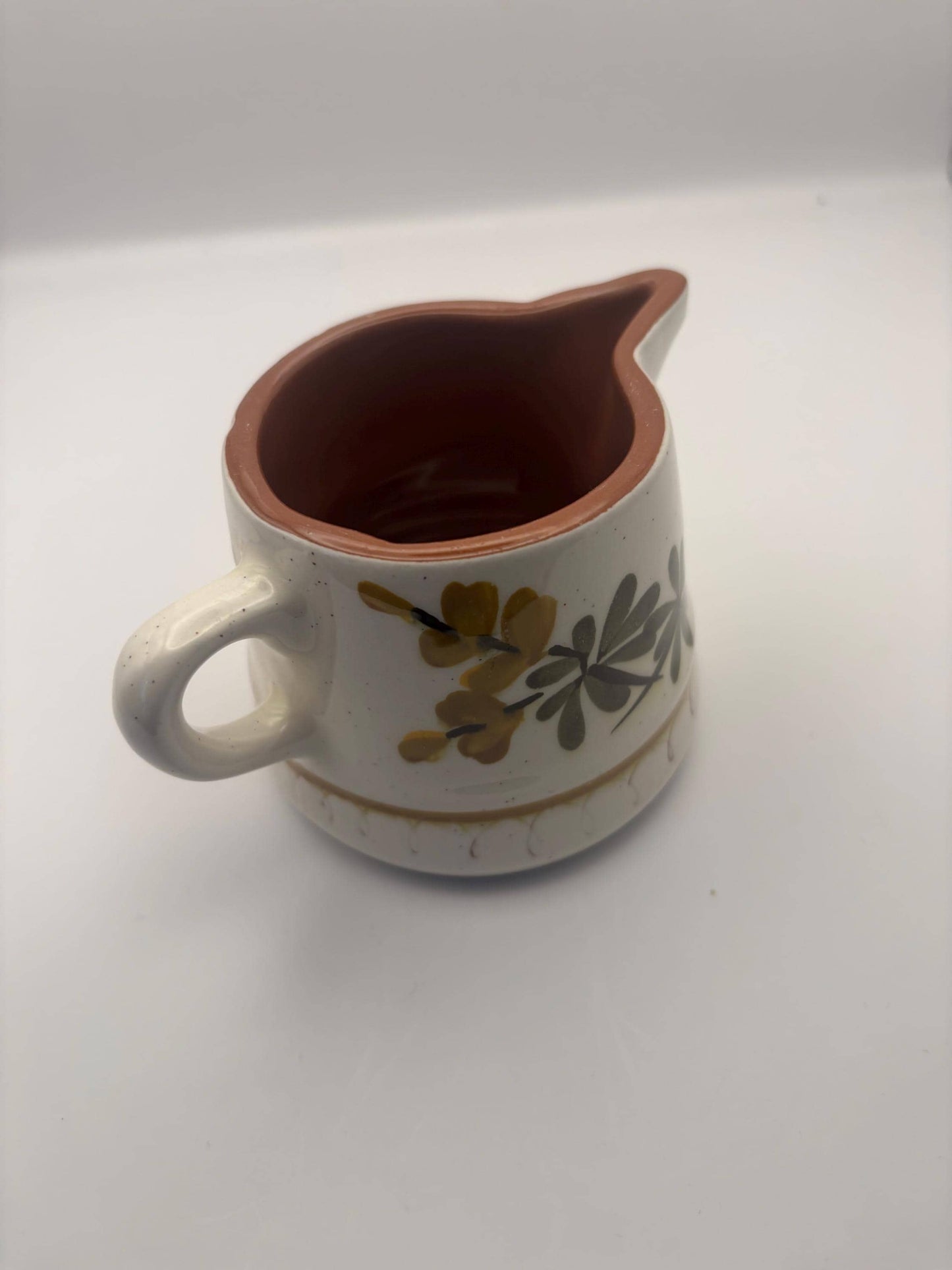 Stangl Pottery Creamer, Golden Blossom Design, Potteries from Trenton, NJ, Lover Antiques Vintage