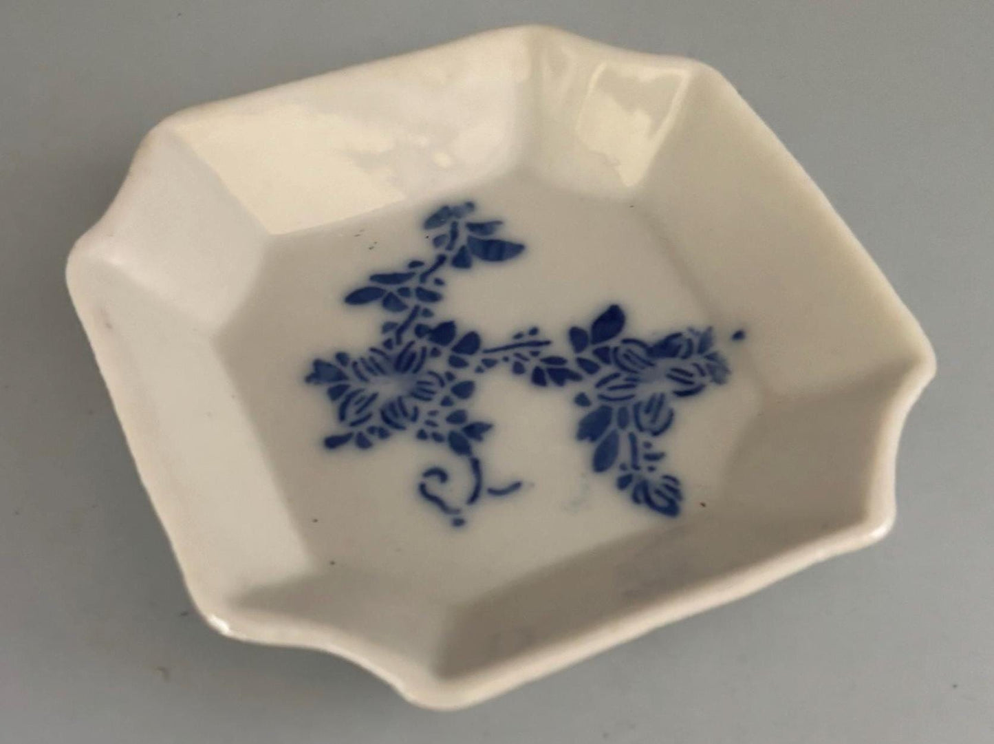 Antique Royal Copenhagen Blue Flower Porcelain Butter Dish Serving Bowl Lover Antiques and Vintage