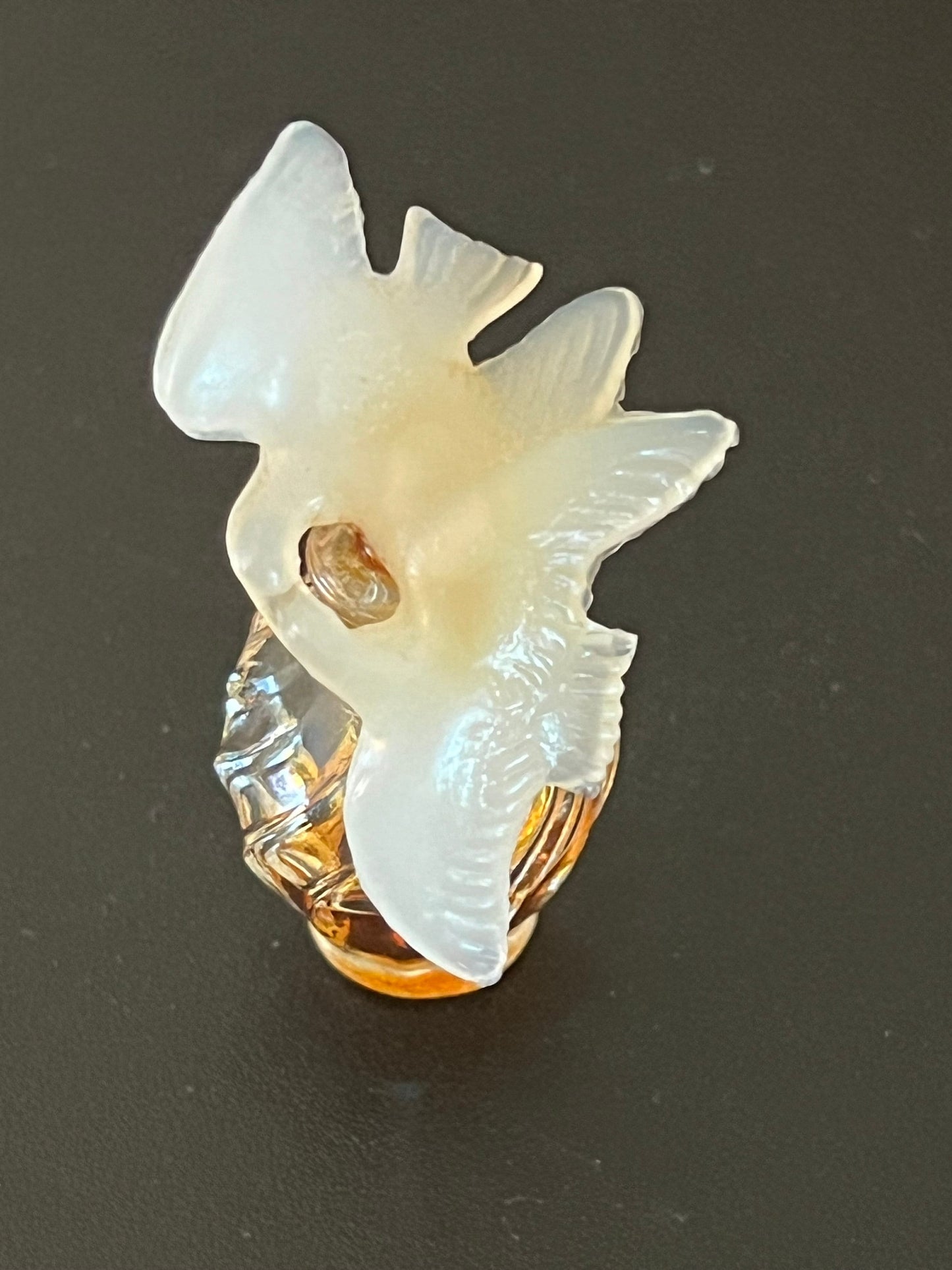 L’Air du Temps Nina Ricci Parfum, Extrait 3.5ml Miniature Vintage Feminine Perfume Bottle, Lover Antiques and Vintage