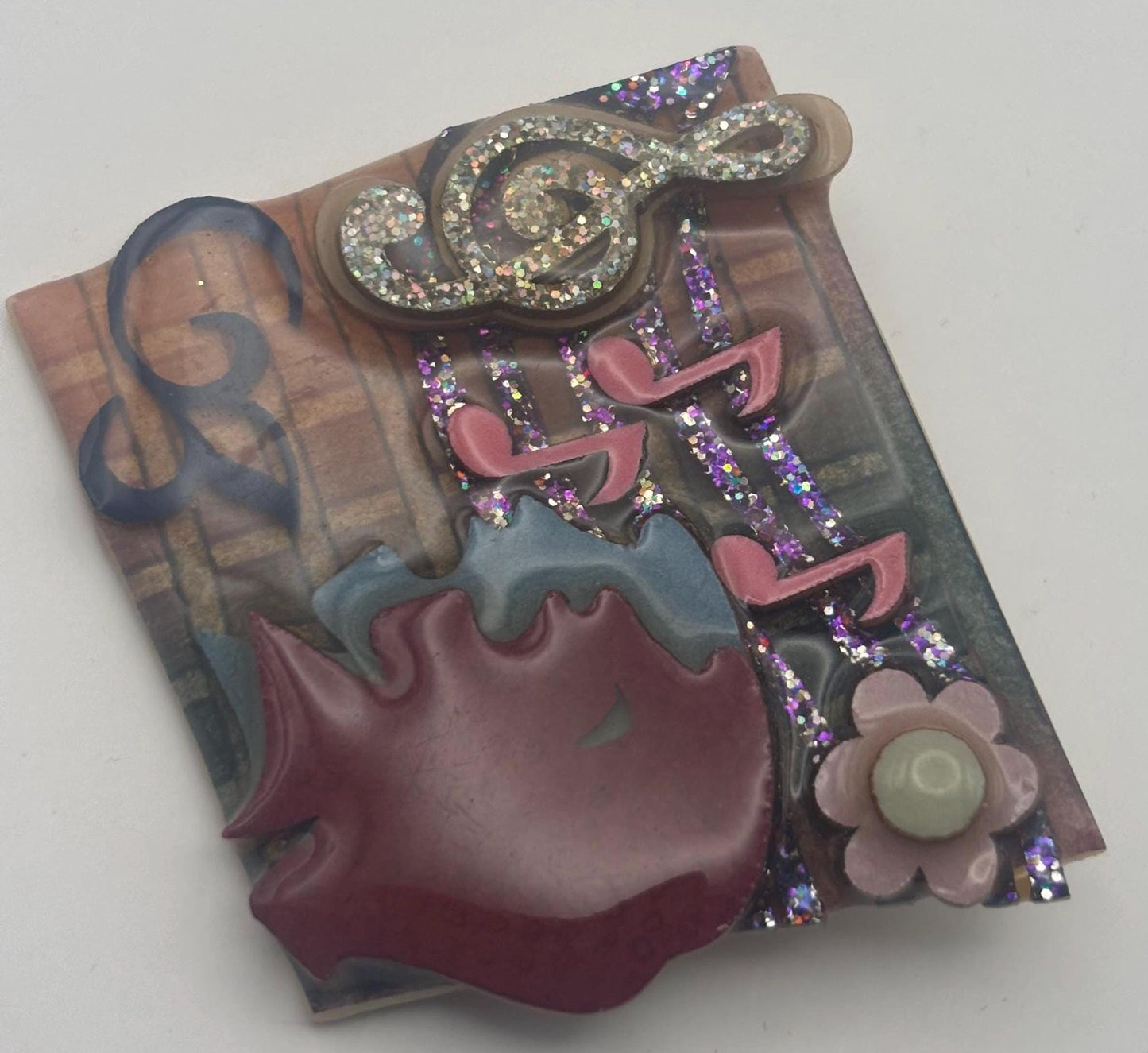 Vintage Lucinda Music Pin: Lover Antiques Collectible