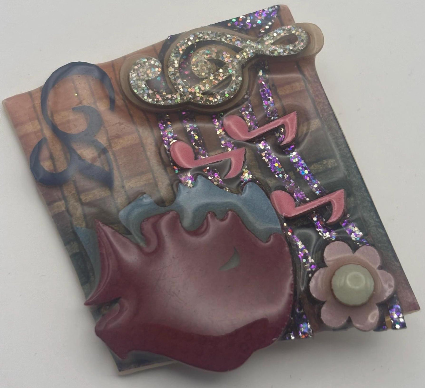 Vintage Lucinda Music Pin: Lover Antiques Collectible