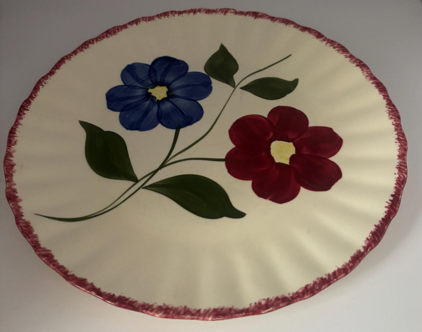 Blue Ridge Ashland Dinner Plate, by Southern Pottery, Circa 1930's, Lover Antiques and Vintage