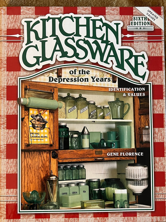 Kitchen Glassware of the Depression Years Identification & Values Book Guide Gene Florence Jeannette, McKee, Jadite, Lover Antiques Vintage