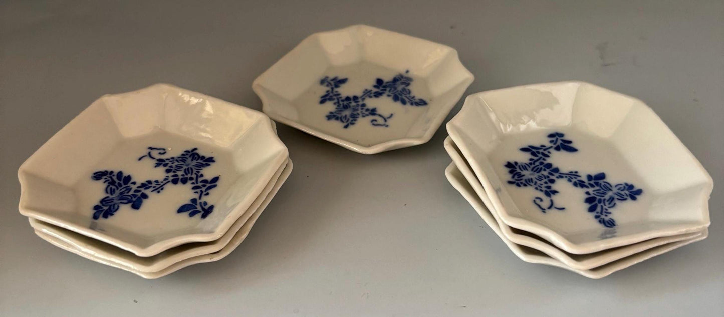 Antique Royal Copenhagen Blue Flower Porcelain Butter Dish Serving Bowl Lover Antiques and Vintage