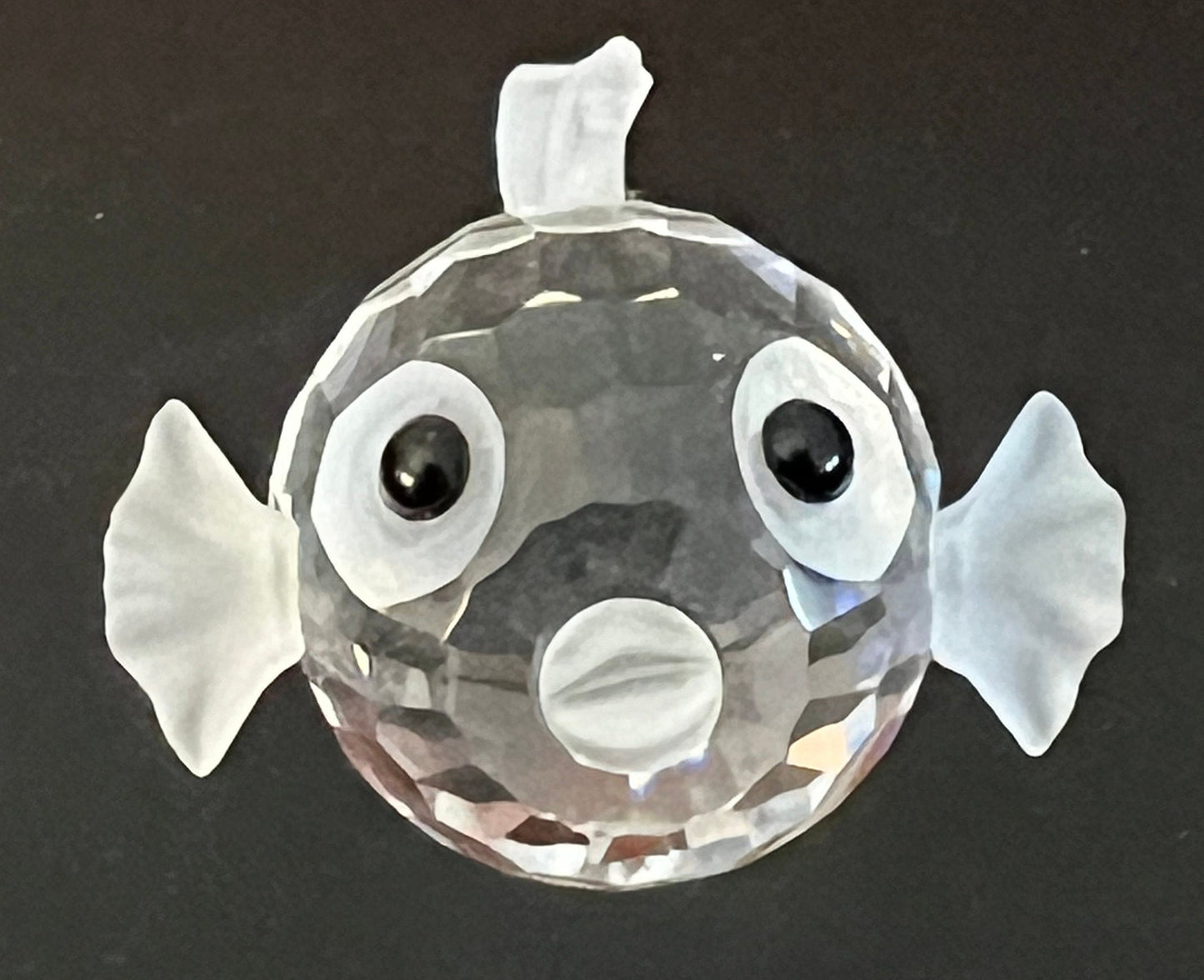 Vintage Crystal Fish Figurine: Under the Sea Art, 1" Collectible