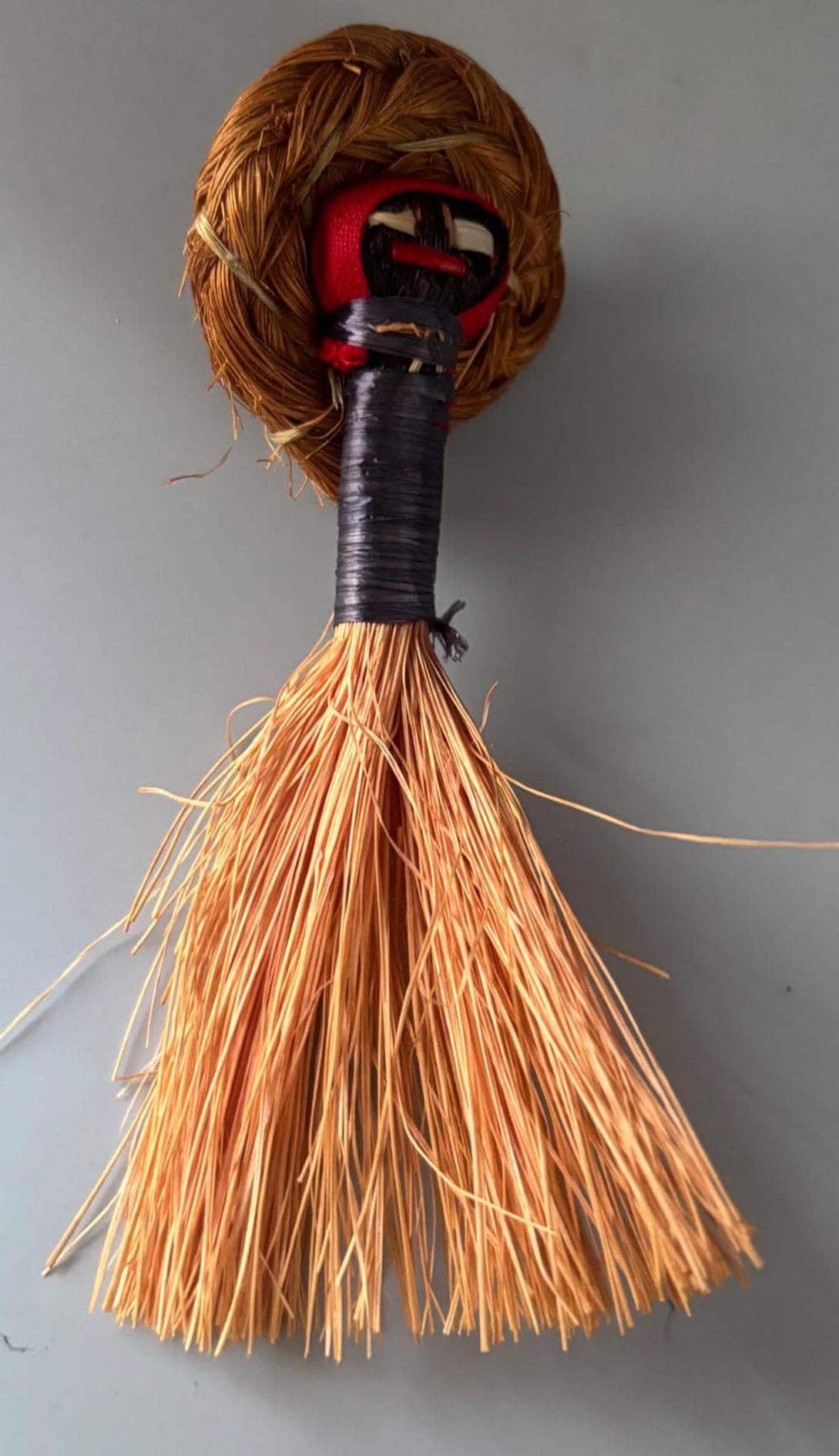 Folk Art Whisk Broom Dollhouse Miniature Furniture Lover Antiques and Vintage