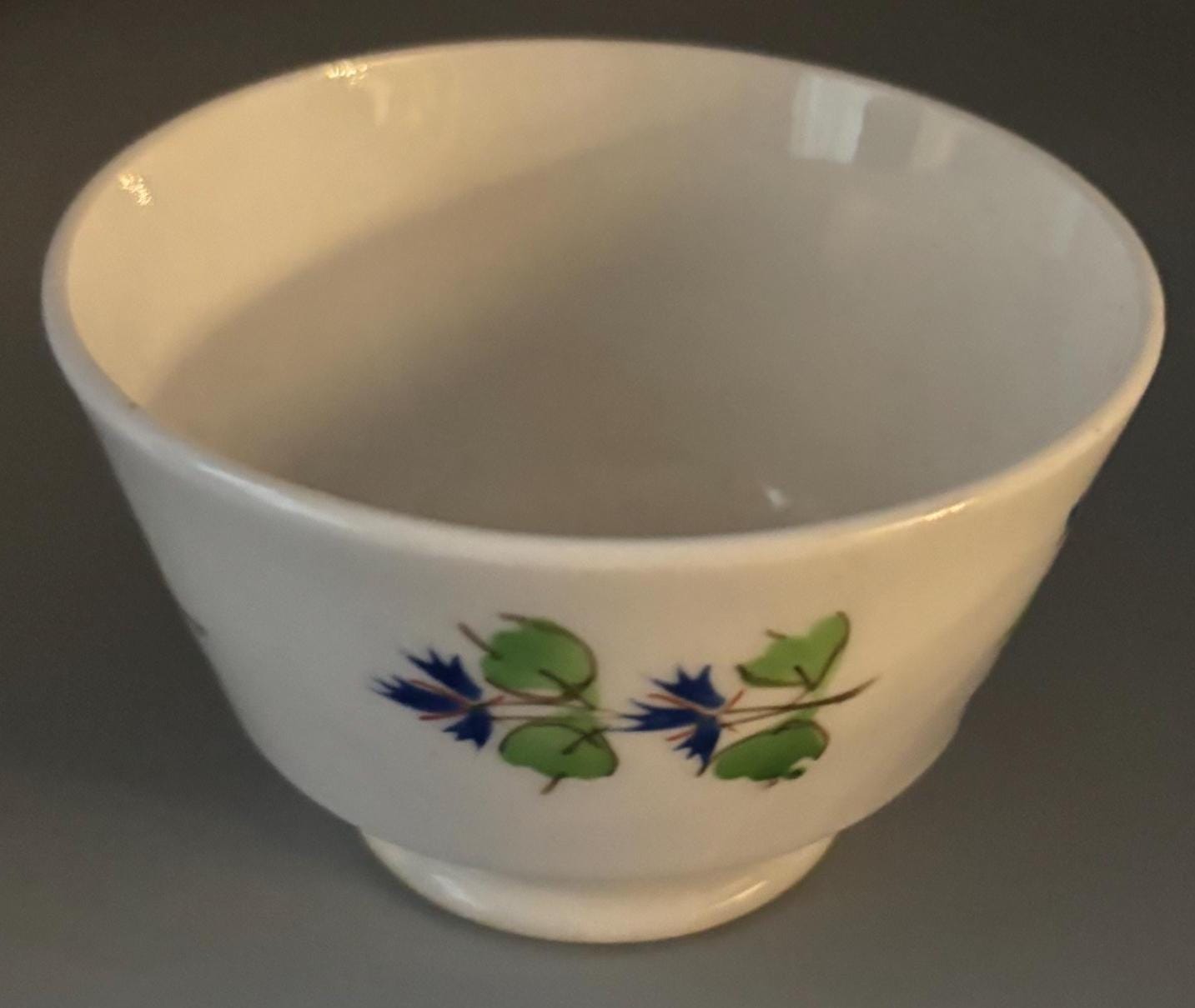 Vintage English Sprig Tea Cup Porcelain Dish Purple Flowers Dish Lover Antiques and Vintage