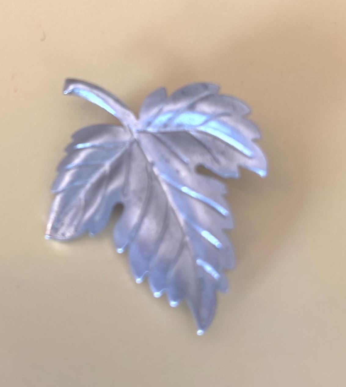 Vintage Tiffany & Co. Sterling Silver Maple Leaf Brooch