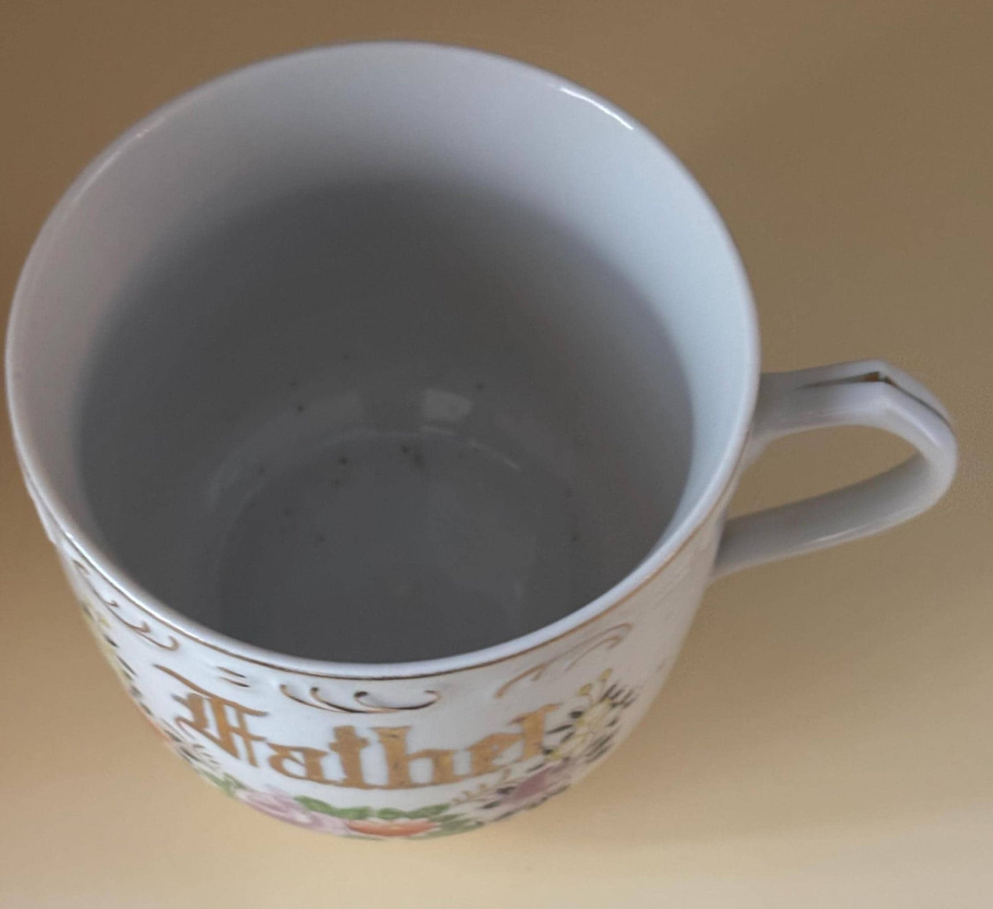 Victorian Fathers Ceramic Cup, Dads Cup, Lover Antiques and Vintage