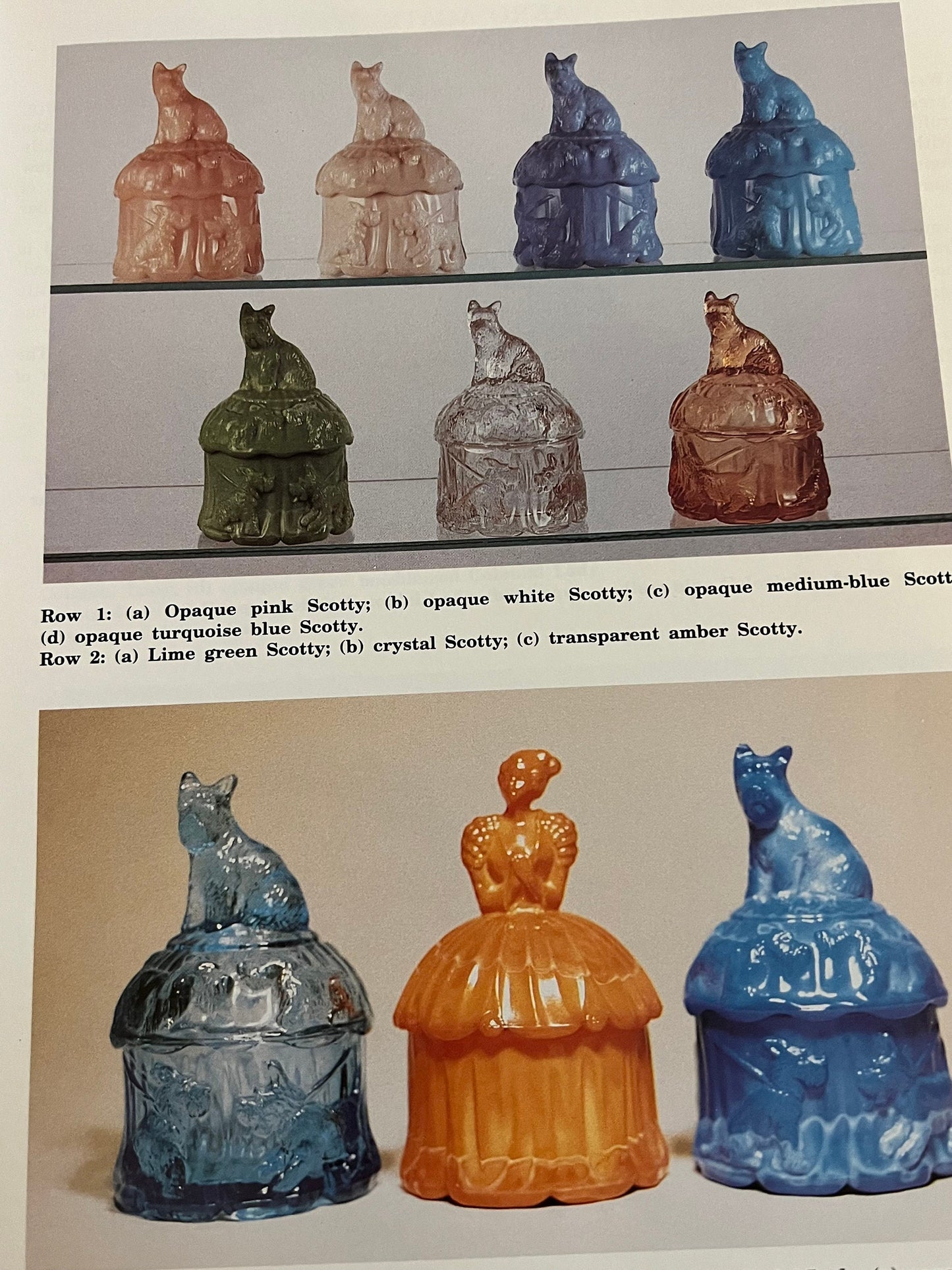 Bedroom & Bathroom Glassware of the Depression Years Fenton Cambridge Akro Agate Powder Jars Book Guide Lover Antiques and Vintage