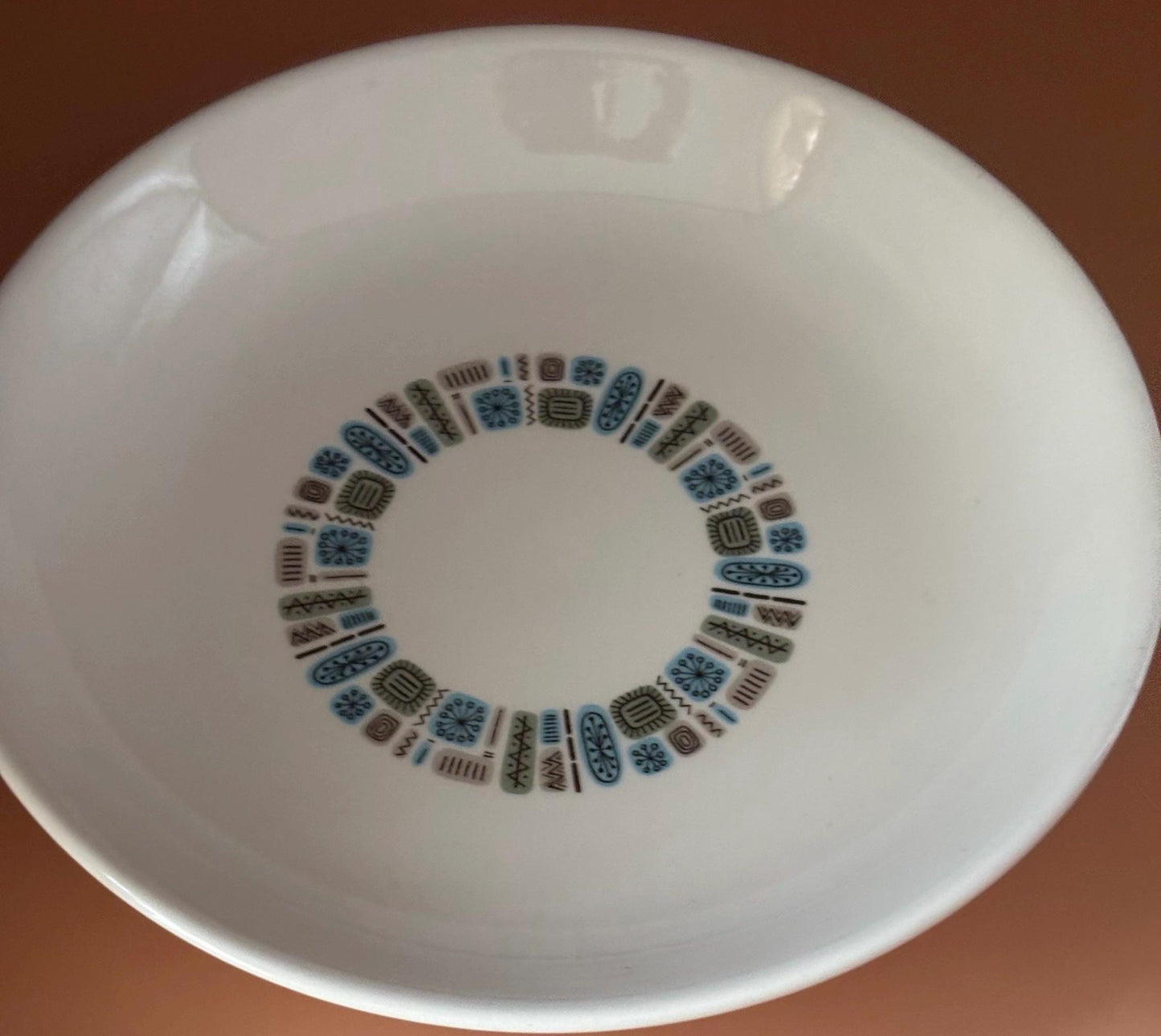 Vintage Canonsburg Pottery Soup or Salad Bowl Temporama Design Lover Antiques and Vintage