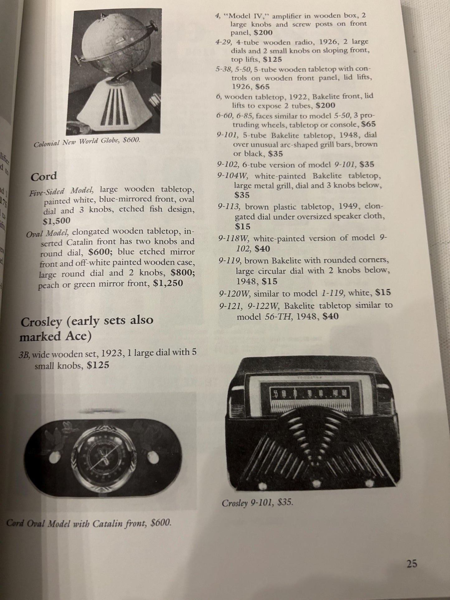 Poster's Radio & Television Price Guide Book, Second Edition Features 1920-1990