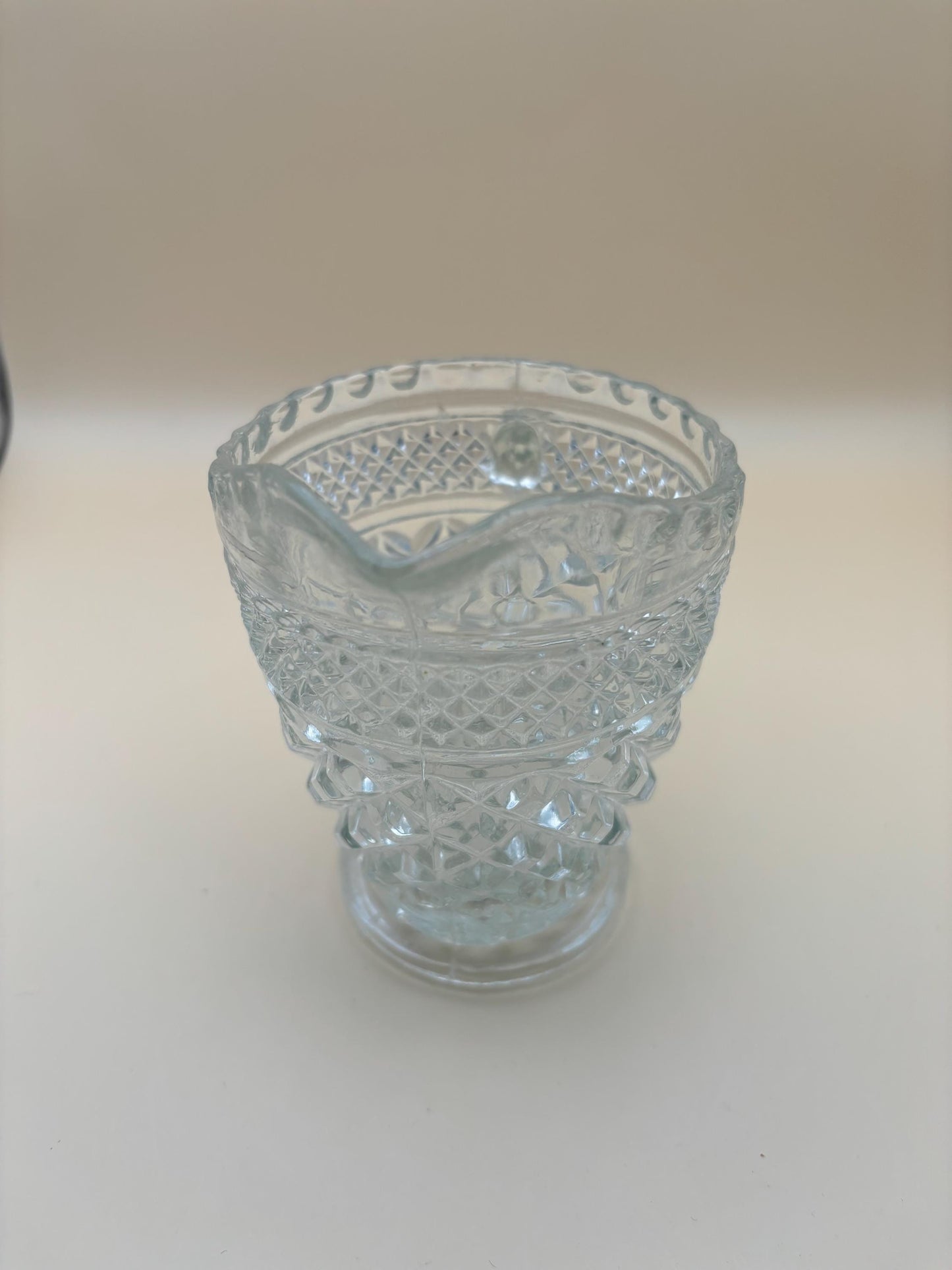 Vintage Wexford Glass Pitcher Cut Crystal Glass Art Lover Antiques and Vintage