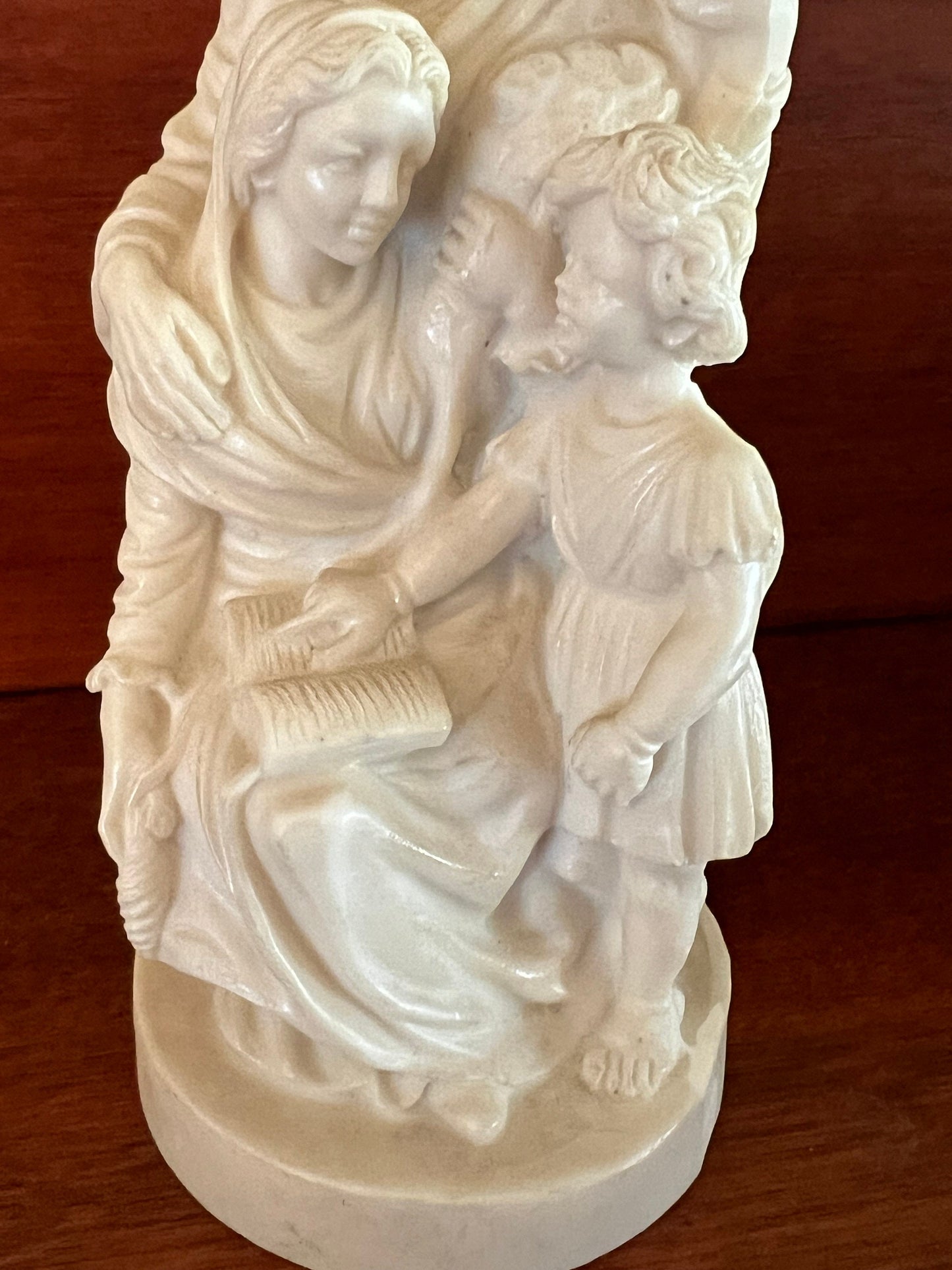 Vintage Holy Family Figurine: Columbia Cast Resin, Made in Italy