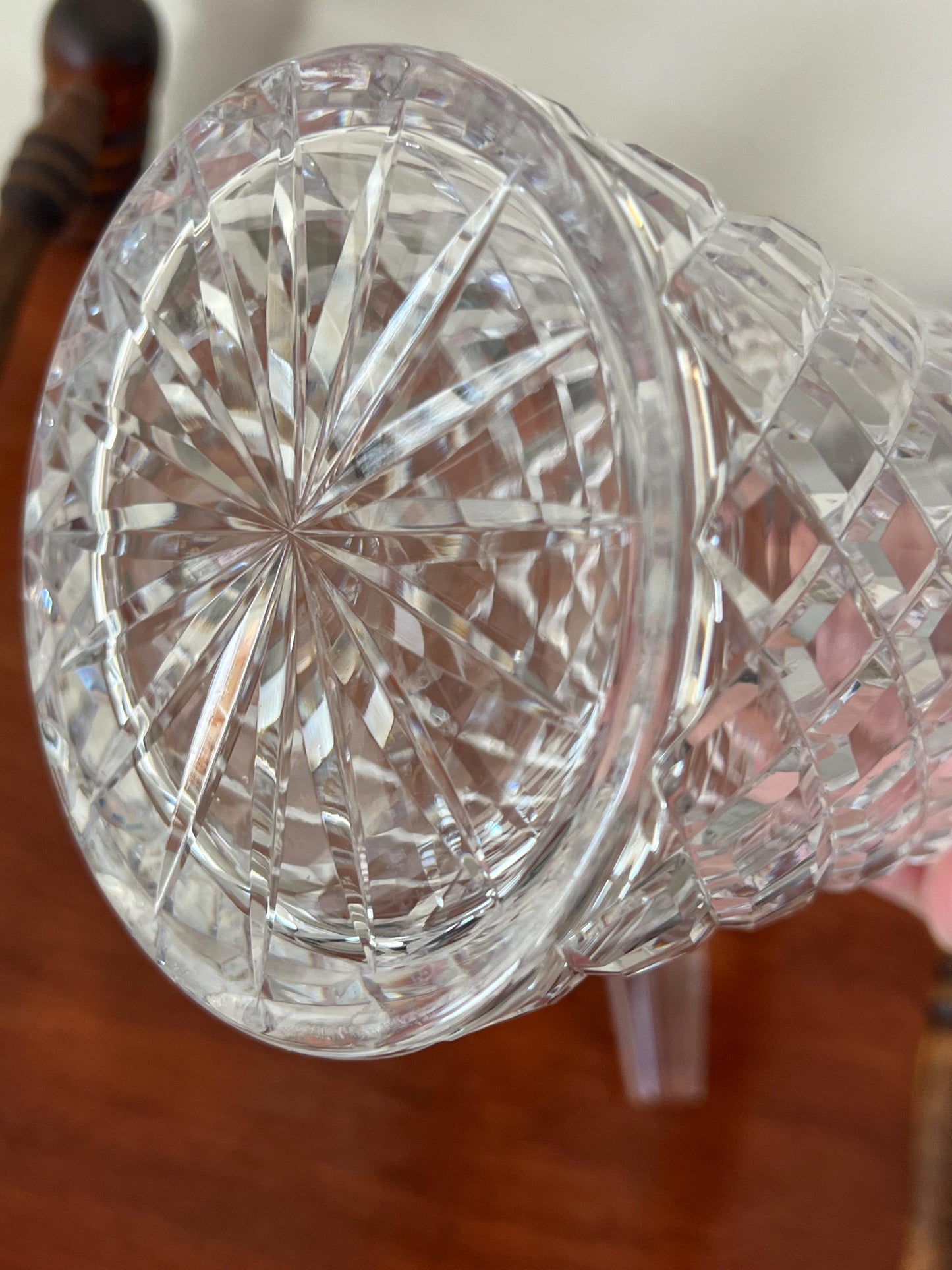 Vintage Waterford Wine Decanter & Stopper Crystal Cut Glass Art Lover Antiques and Vintage