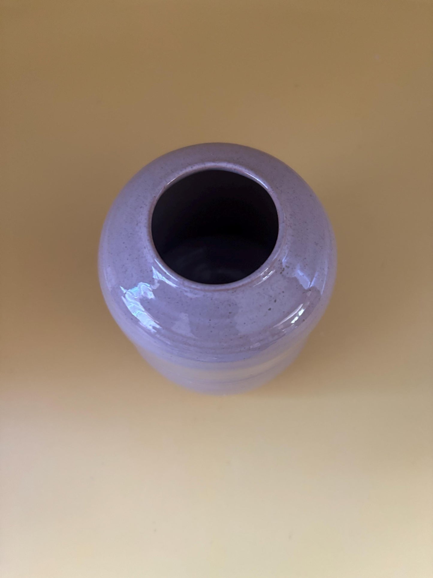 Vintage Purple Pottery Bowl Hand Thrown Potters Lover Antiques and Vintage