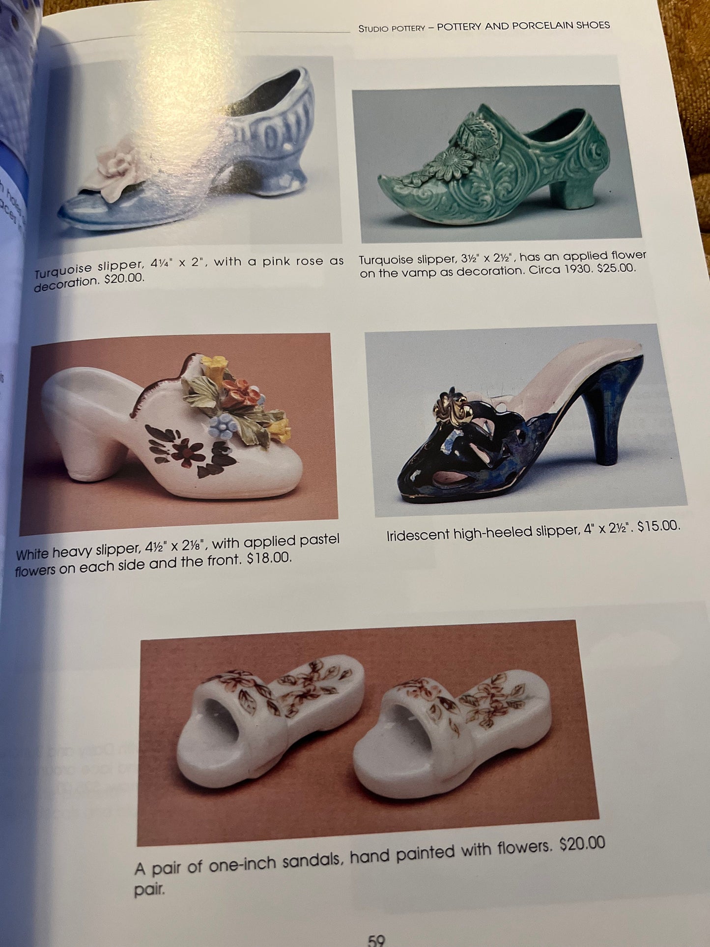Collectible Glass Shoes Identification & Value Guide Book