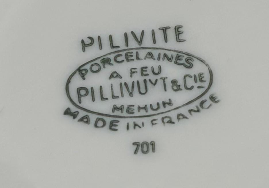 Vintage Pilivite Porcelain Bowl Made in France Number 701 Casserole Dish Lover Antiques and Vintage