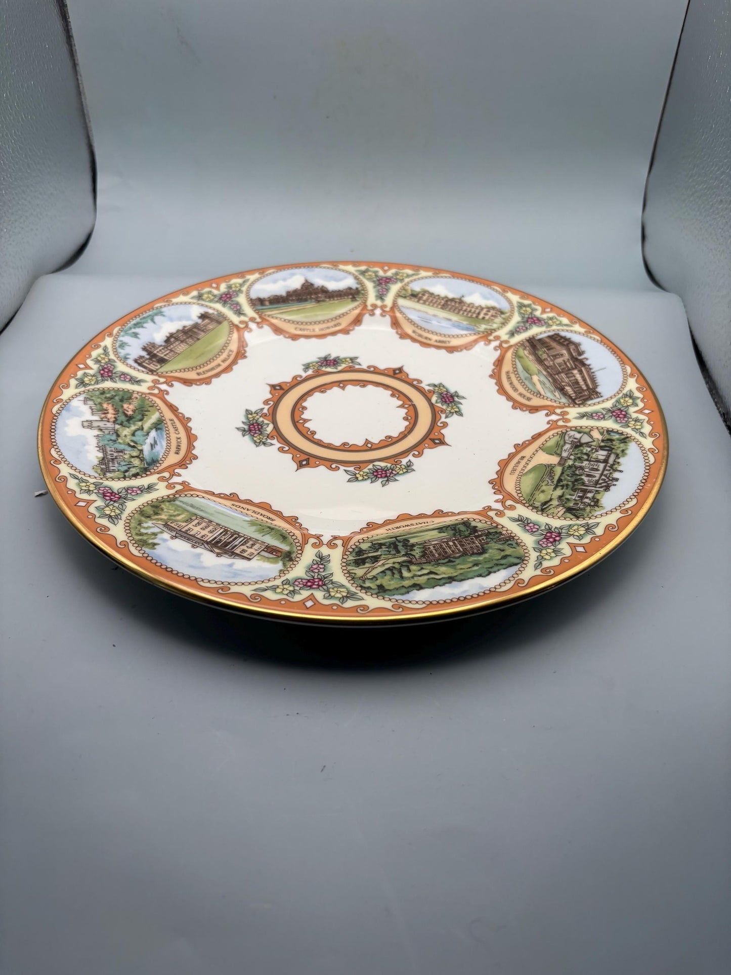 Royal Grafton Plate, Bone China Treasure House Large Platter, Lover Antiques and Vintage