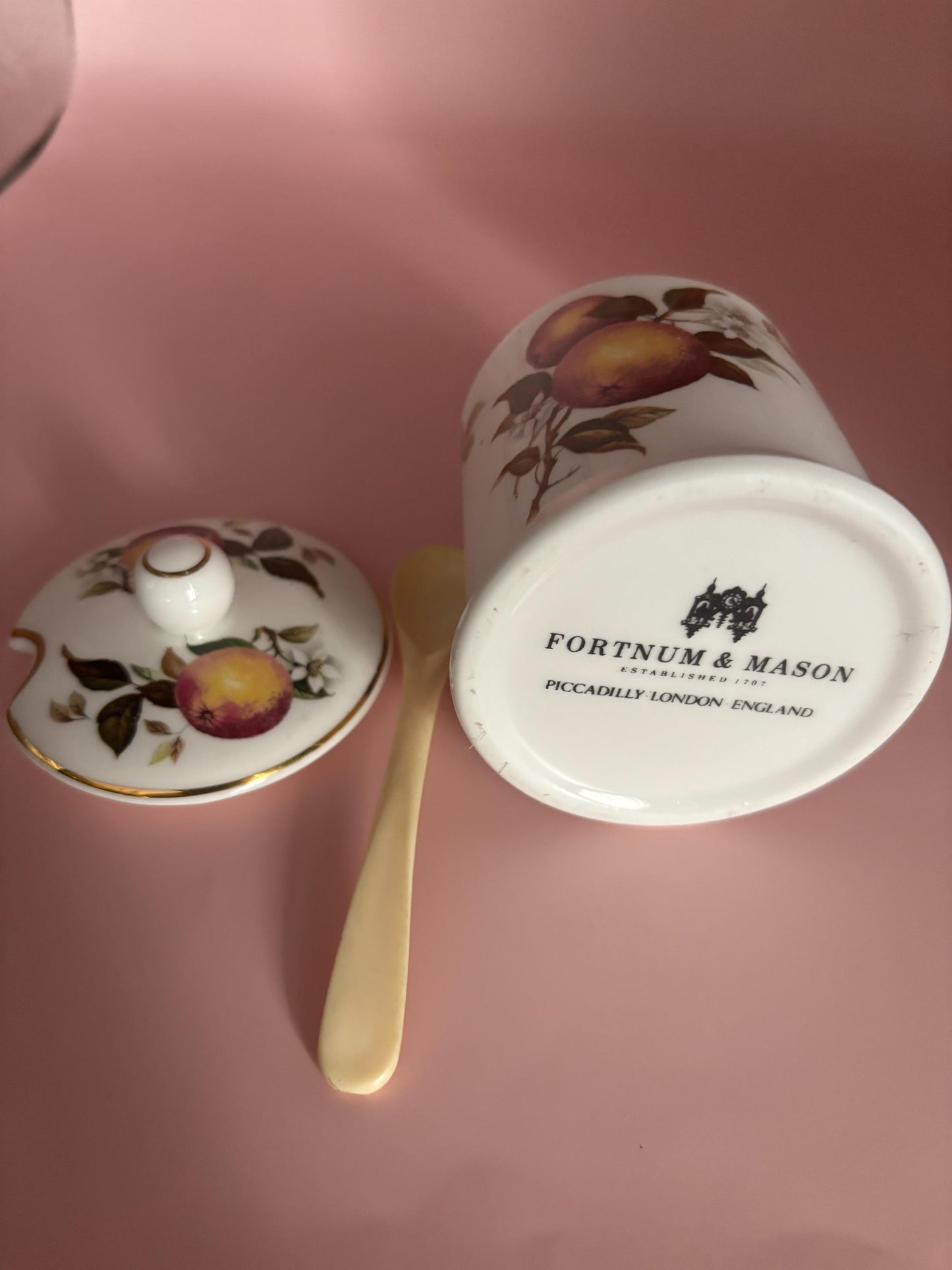 Vintage Fortnum & Mason Sugar Dish with Spoon and Lid Lover Antiques and Vintage