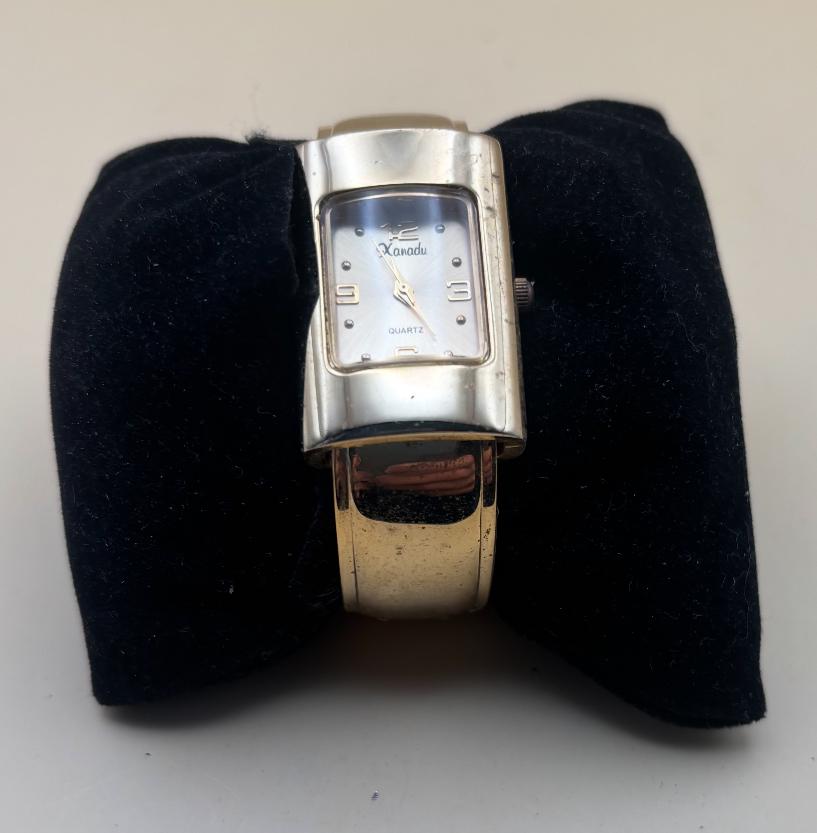 Vintage Xanadu Quartz Watch with Bangle Cuff Lover Antiques and Vintage