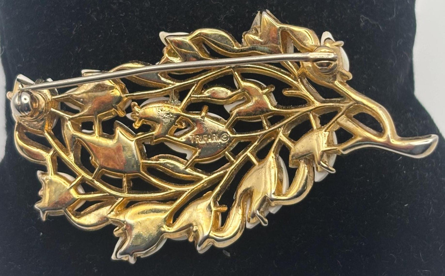 Crown Trifari Tulip Flower Brooch, by Alfred Phillipe