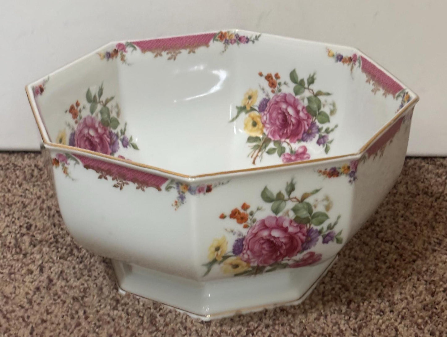 Rosenthal King Rose Bowl, Made in Bavaria, Lover Antiques and Vintage