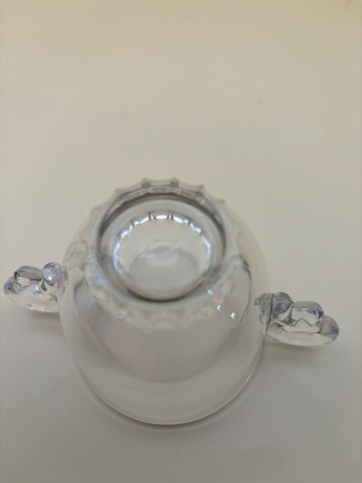 Antique Heisey Glass Creamer and Glass Sugar Dish Set Lover Antiques and Vintage