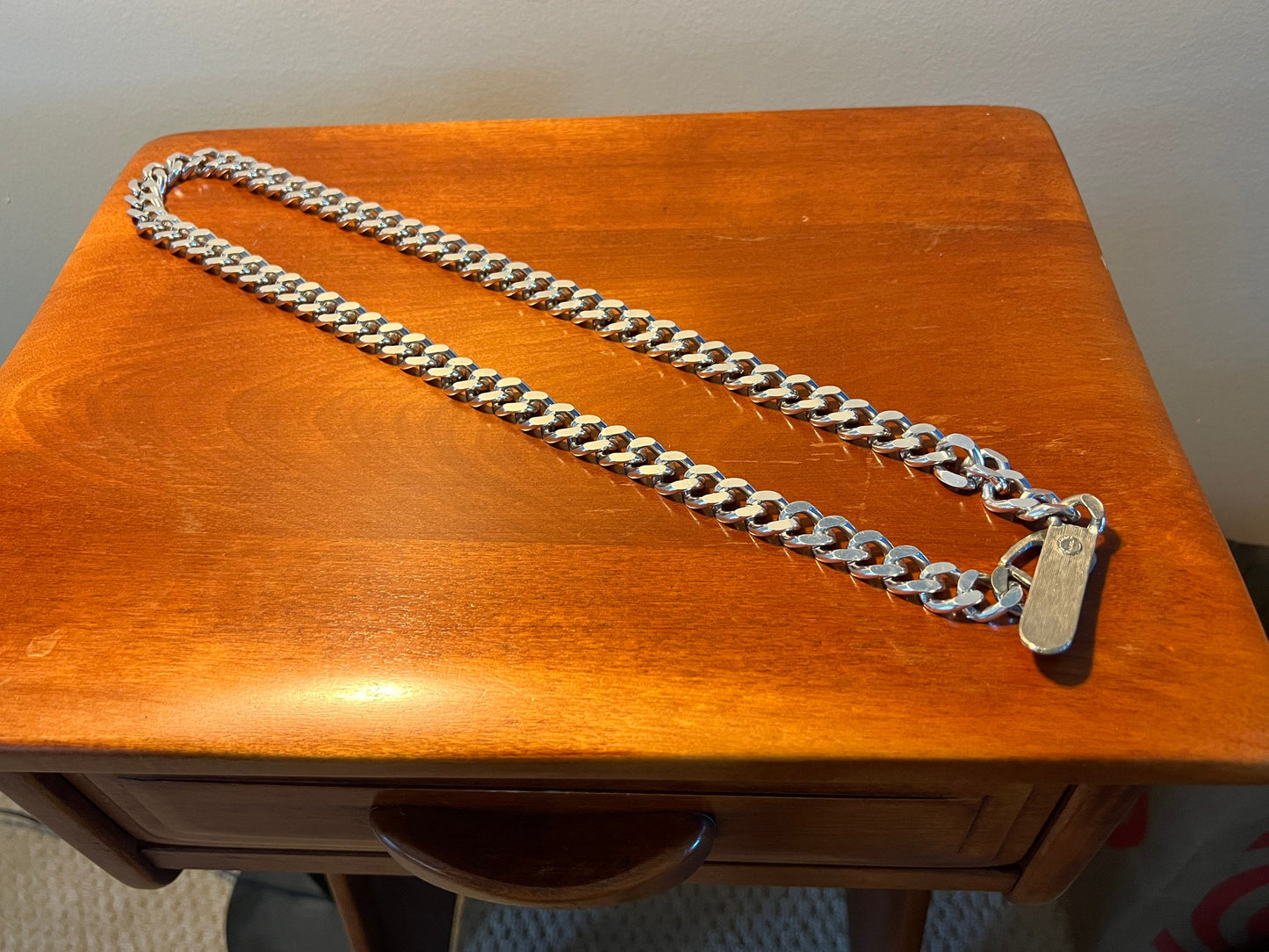 Vintage NYC Accessocraft Silver Tone Metal Belt or Necklace Lover Antiques and Vintages
