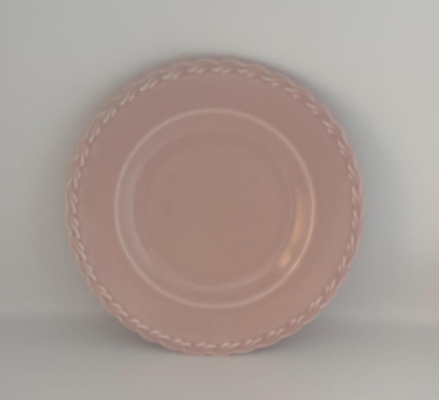 Vernon Kilns Native California Pink Plate, Lover Antiques and Vintage