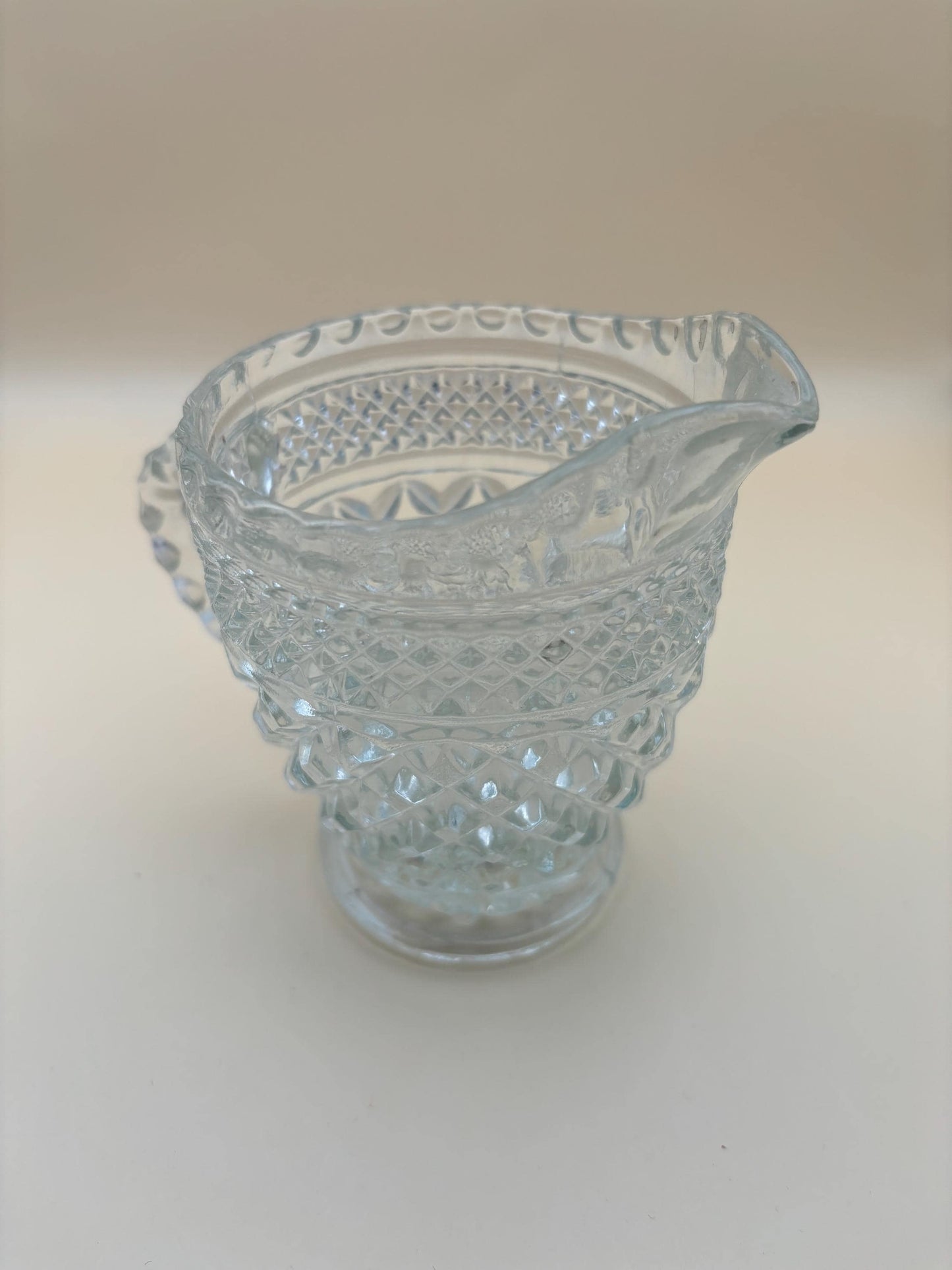 Vintage Wexford Glass Pitcher Cut Crystal Glass Art Lover Antiques and Vintage