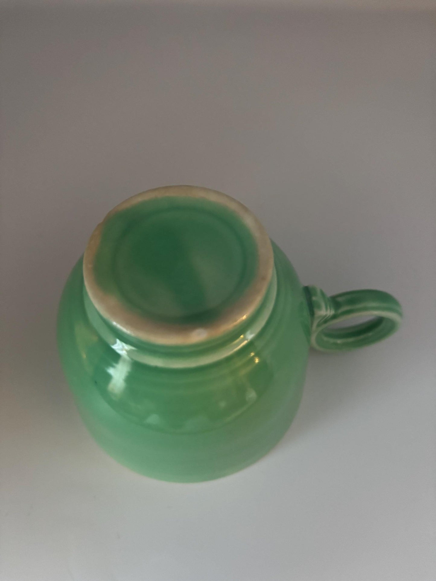 Fiesta Ware Green Coffee Cup, Fiestaware Original Green Homer Laughlin, Lover Antiques and Vintage