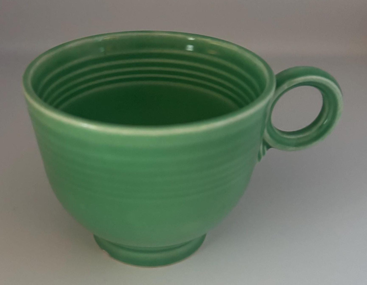 Fiesta Ware Green Coffee Cup, Fiestaware Original Green Homer Laughlin, Lover Antiques and Vintage
