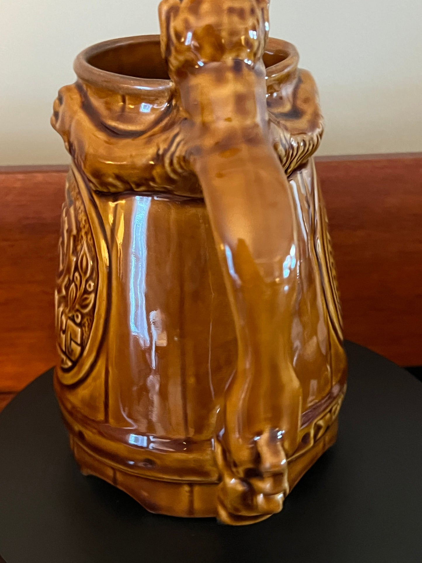 Vintage Lion Stein Mug, Czestochowa Poland Cup with Lion Handle, Lover Antiques and Vintage