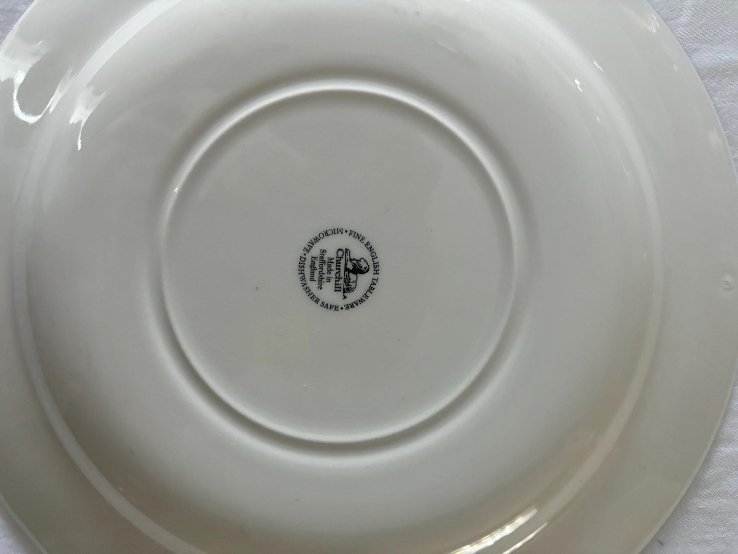 Vintage Churchill Blue Willow Dinner Plate Fine English Tableware Staffordshire Blue & White Lover Antiques and Vintage