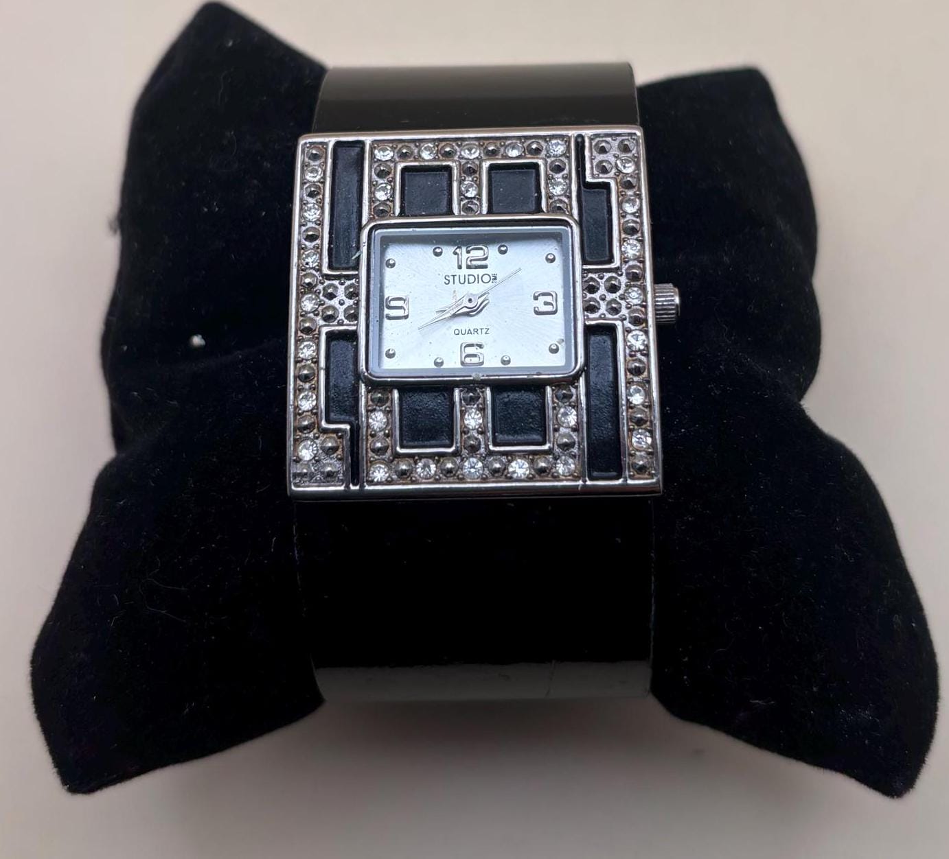 Vintage Geneva Platinum Quartz Watch Lover Antiques and Vintage
