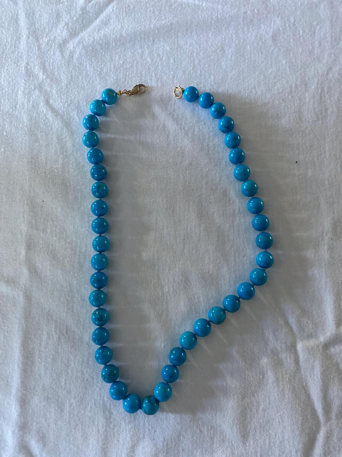Vintage Blue Beaded Necklace Unique Jewelry Gifts Galore Lover Antiques and Vintage