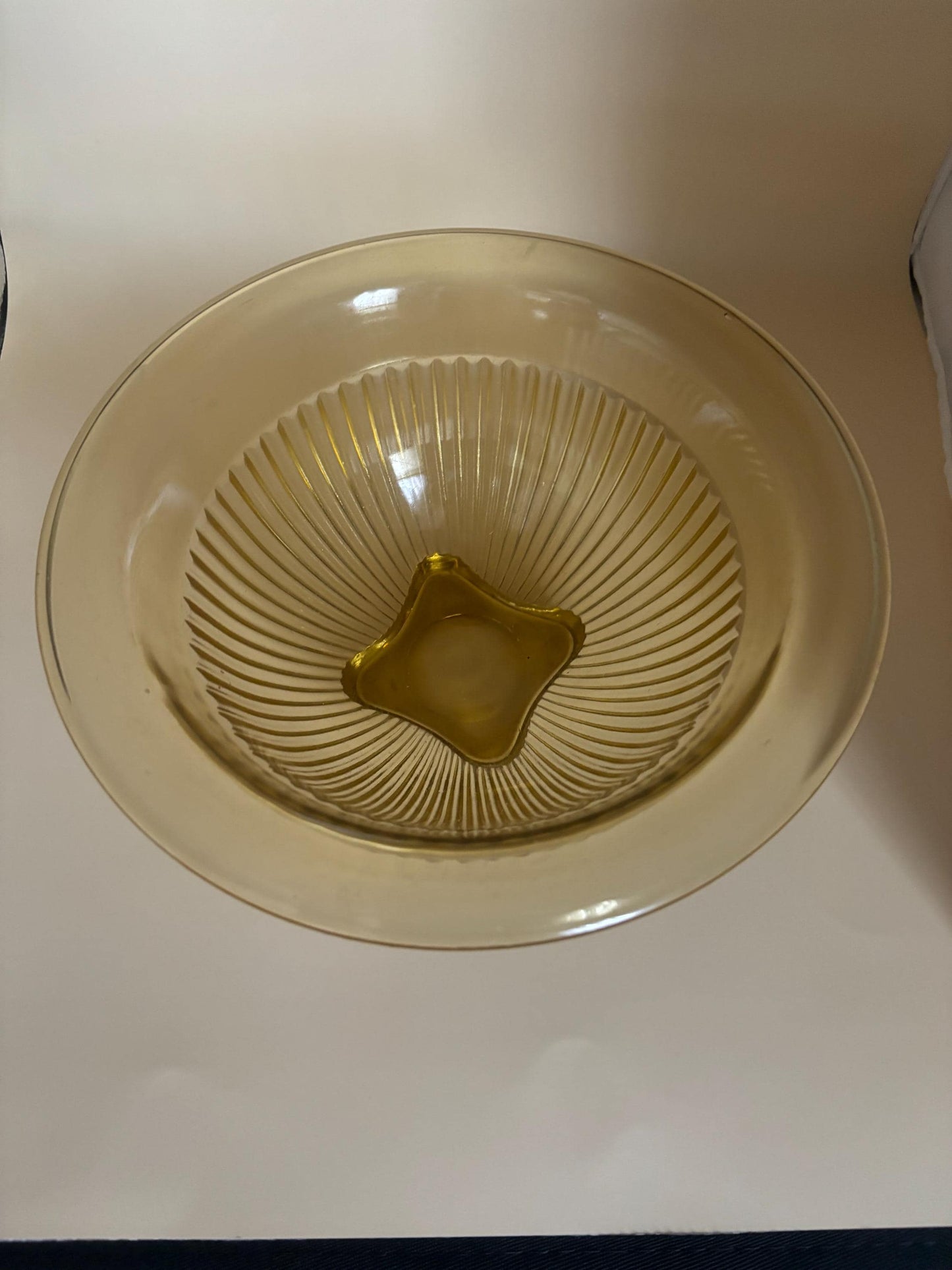 Vintage Hazel Atlas Amber Glass Serving Bowl Set of 2 Mixing Bowls Matching Glass Art Deep Dish Lover Antiques and Vintage