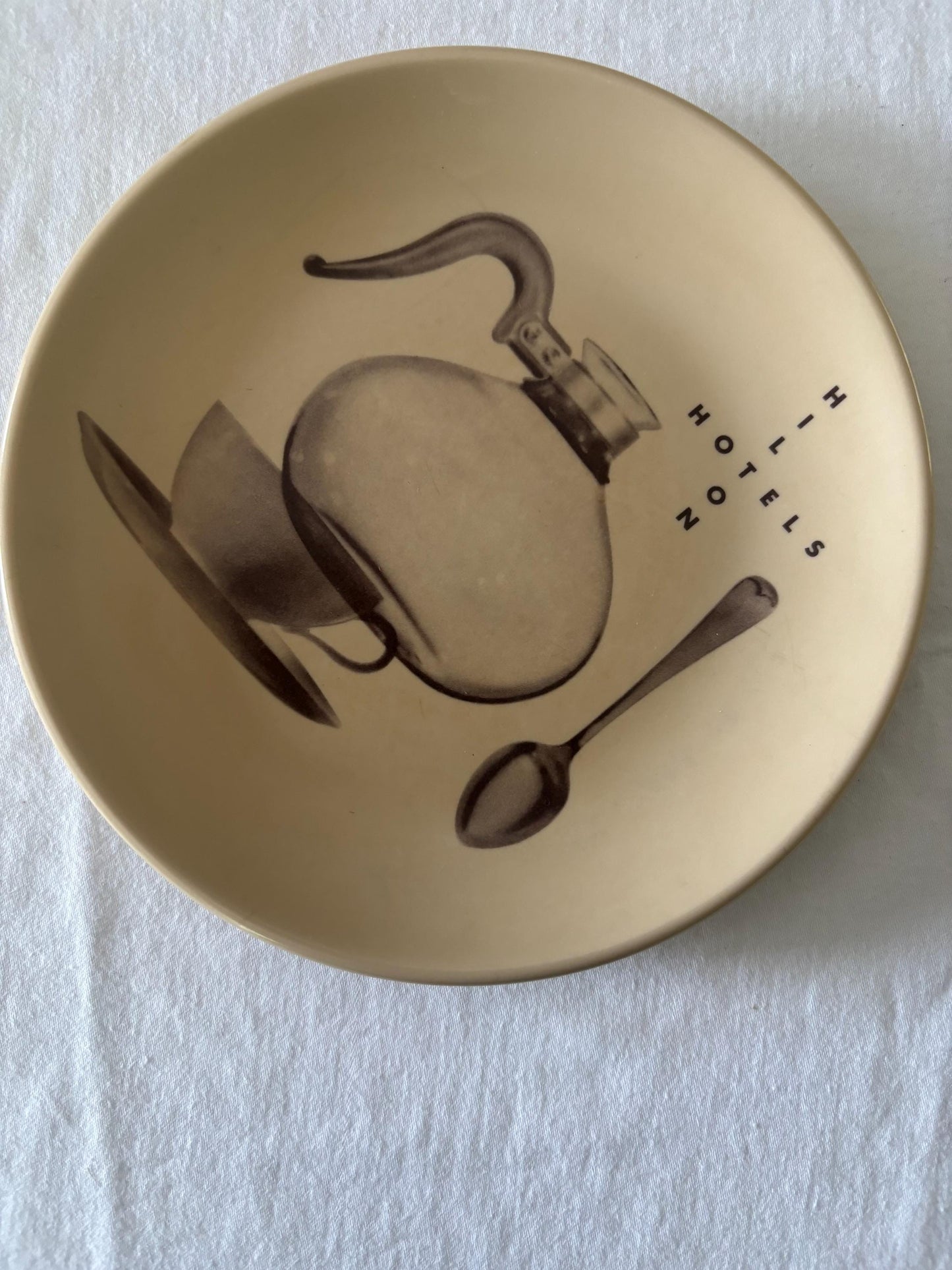 Vintage Melmac Hilton Hotels Plate - Watertown Lifetime Ware (7 inch)