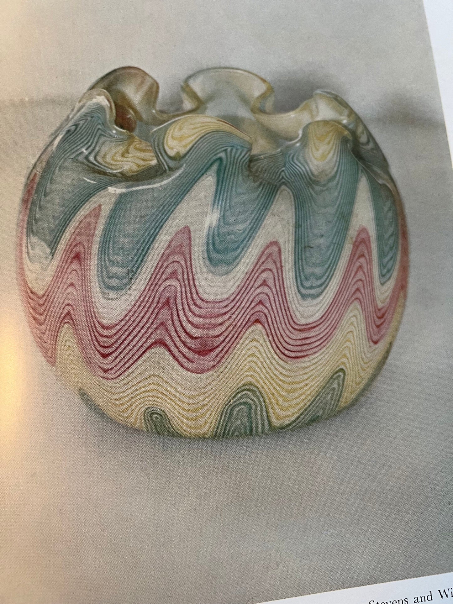 Vintage Carved European Art Glass Book by Ray & Lee Grover