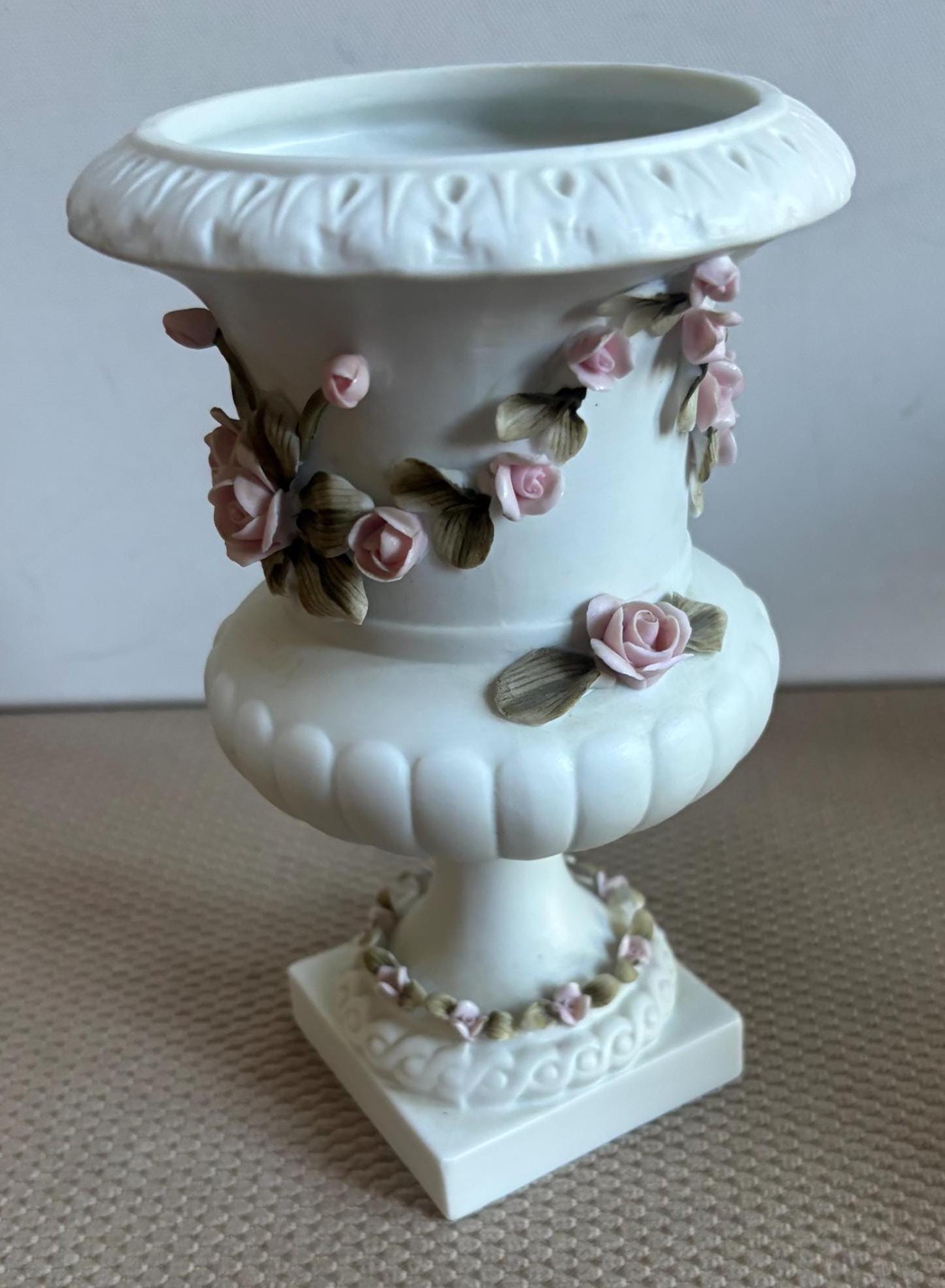 Vintage Lefton Hand Vase Planter Painted Porcelain Vase Figurines Japanese Lover Antiques and Vintage