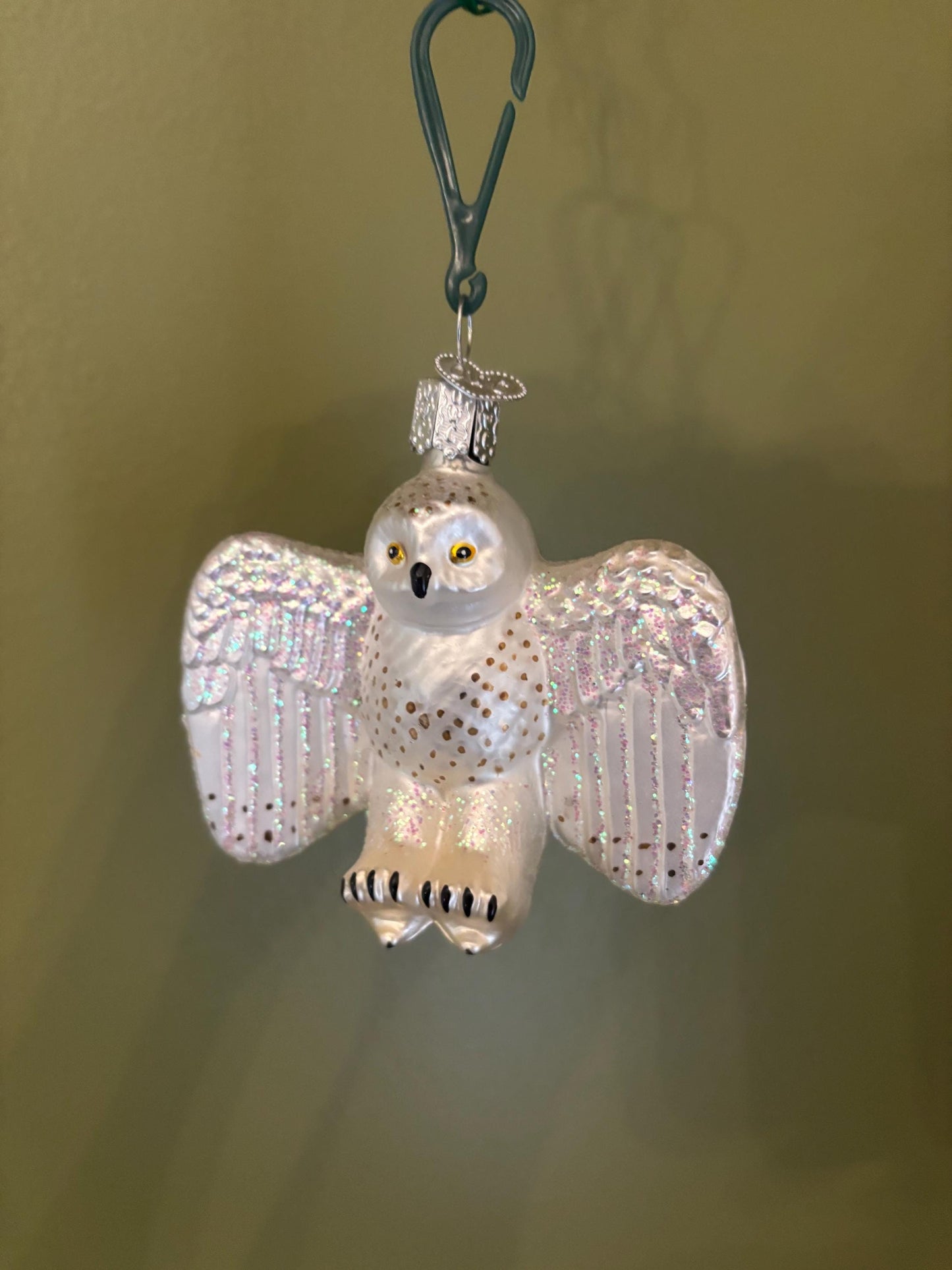Vintage Angel Owl Ornament with Outstretched Wings Lover Antiques and Vintage